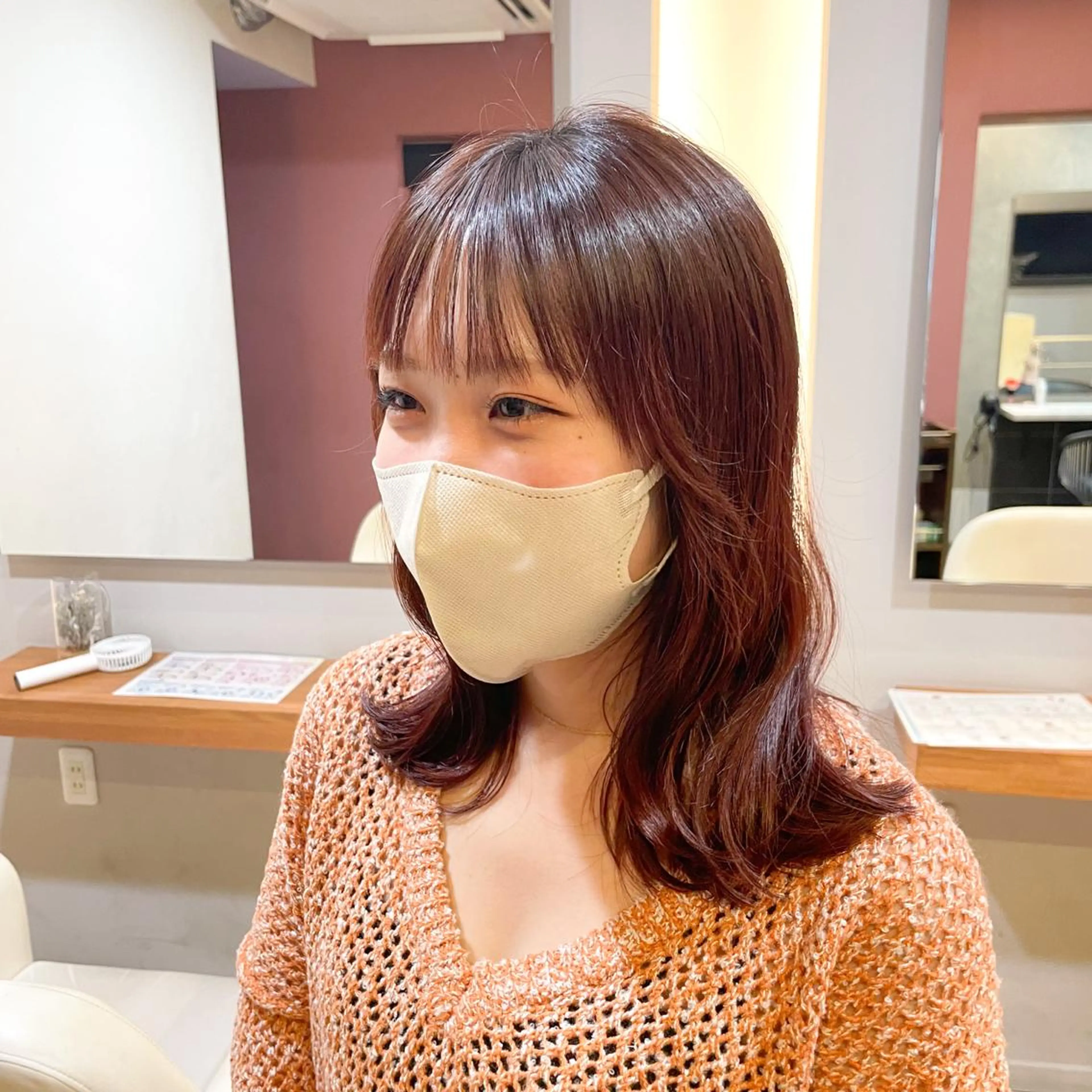 ミディアム ヘアアレンジ HARUKI MINATO Japan SENDAI所属・🌈【透明感・韓国 ヘア】がっきー🌈のヘアスタイル