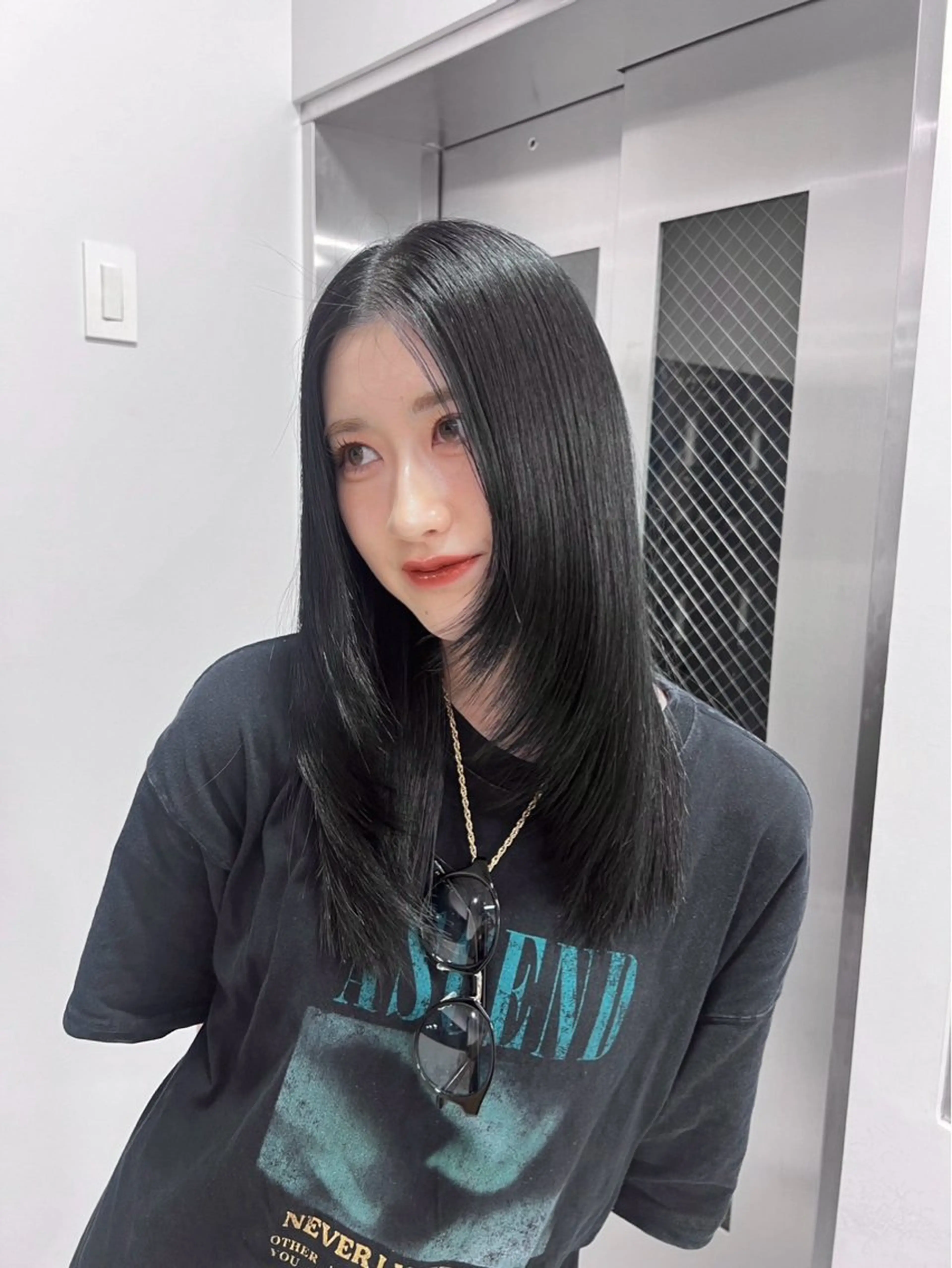 セミロング カラー 韓国風ヘア レイヤーカット カット ヘアカラー Beleza Era所属・韓国レイヤー/ 縮毛矯正🎀minaのヘアスタイル