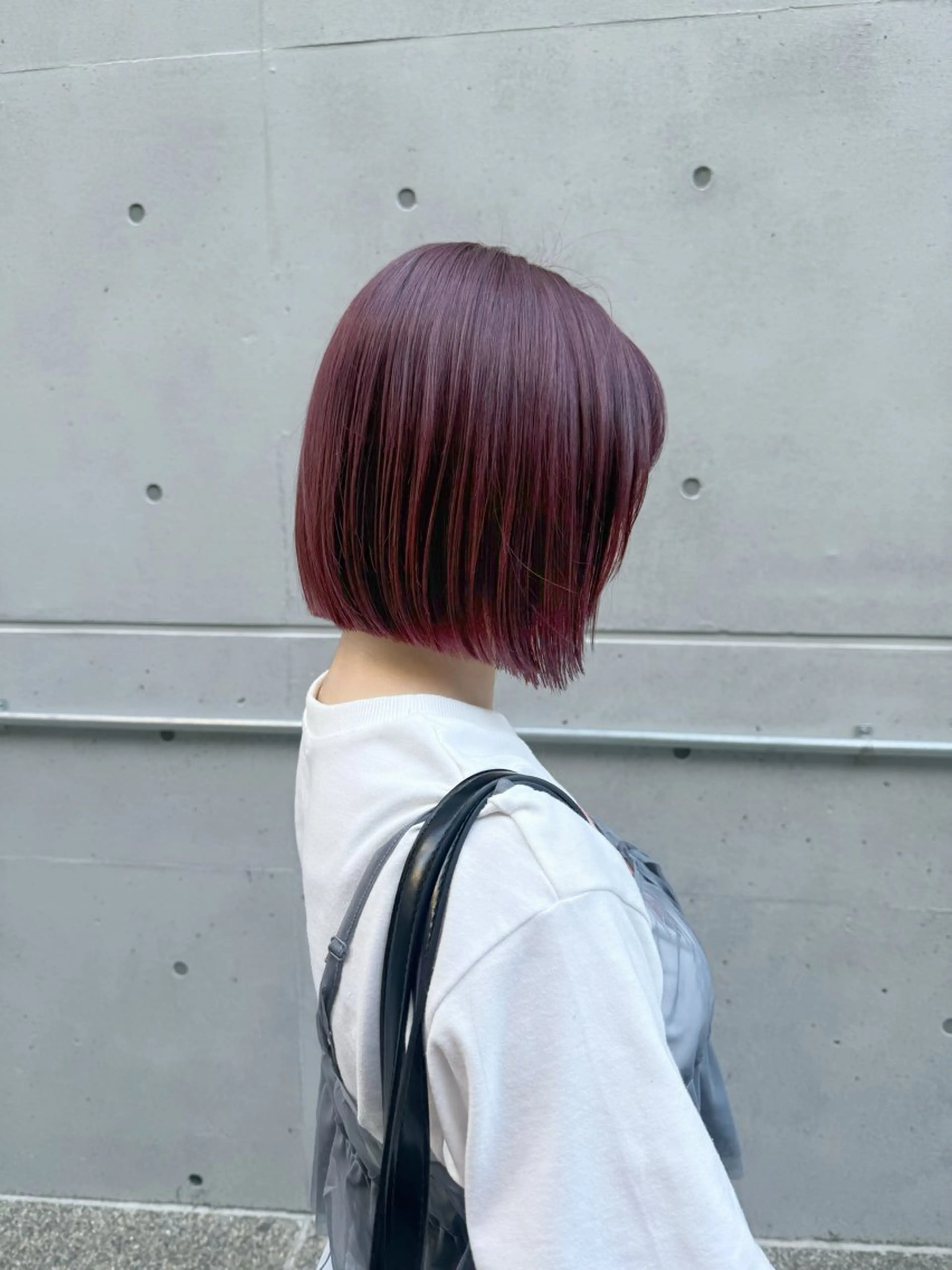 ショート カラー ボブ カット ヘアカラー トリートメント 幣 あや乃のヘアスタイル