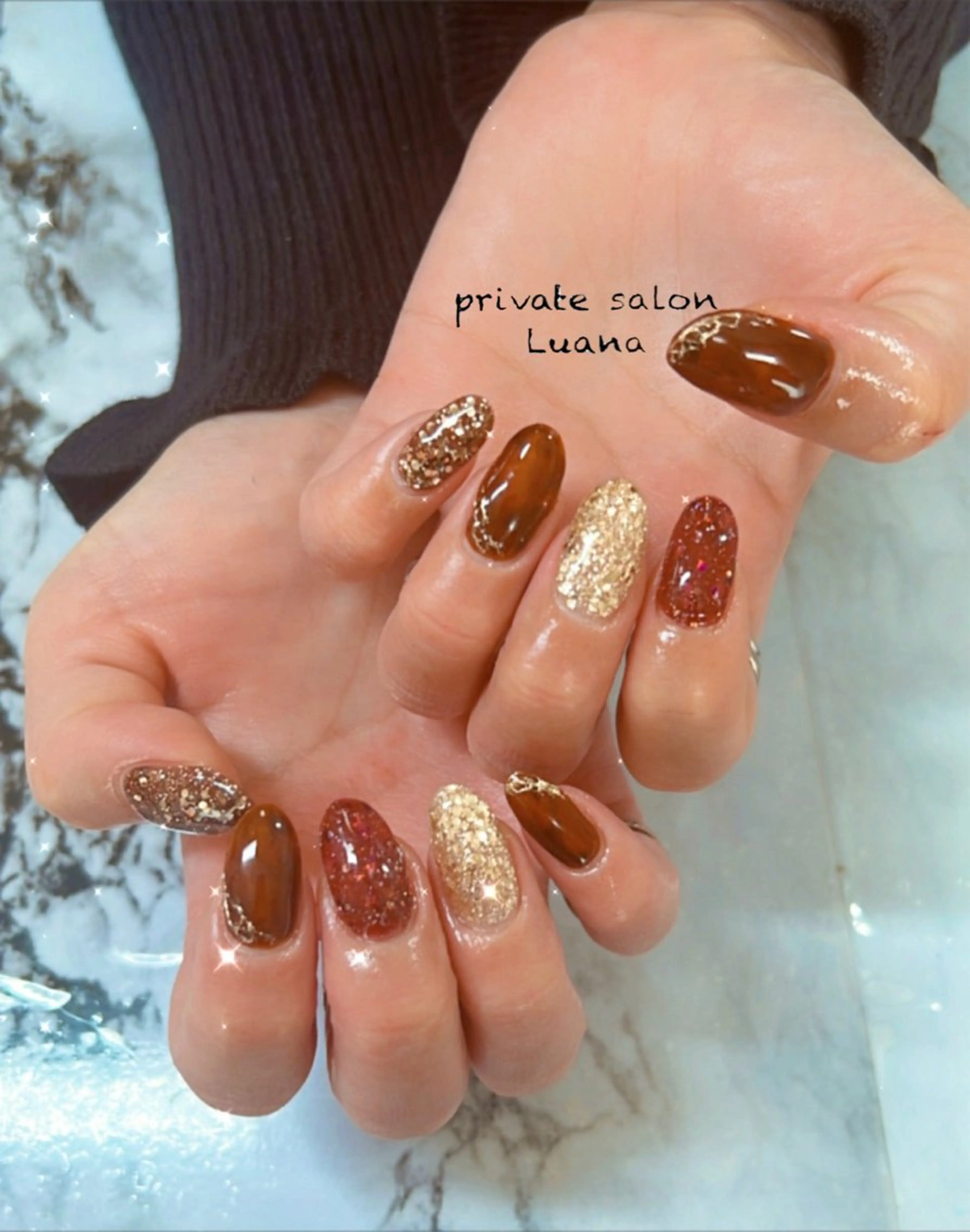 ネイル ハンドネイル 自宅ネイルサロン ルアナのネイルデザイン