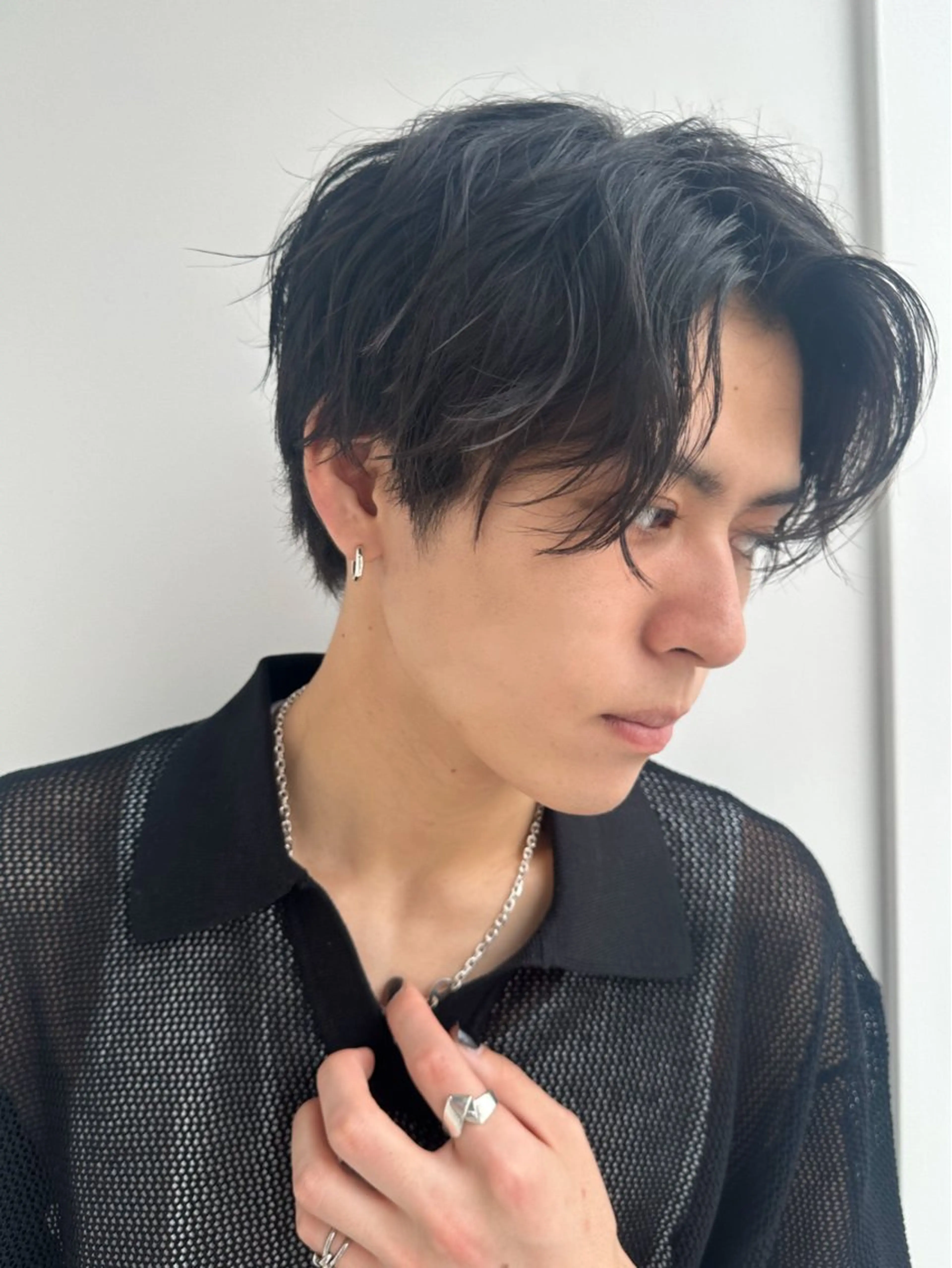 パーマ メンズ カット メンズカット/ フェザーパーマ/げんのヘアスタイル