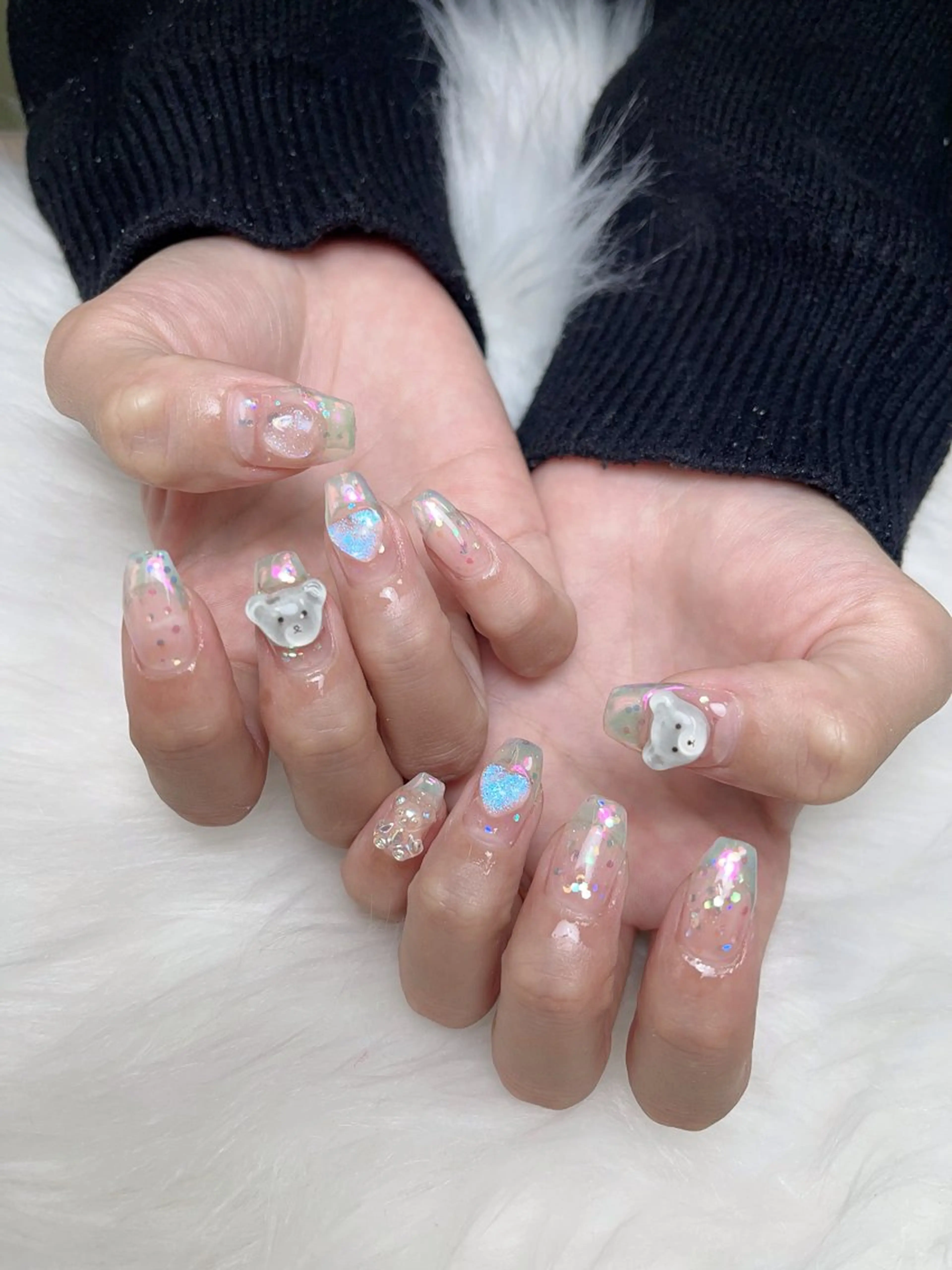 ネイル アートネイル 🦋y y Nail 🤍のネイルデザイン
