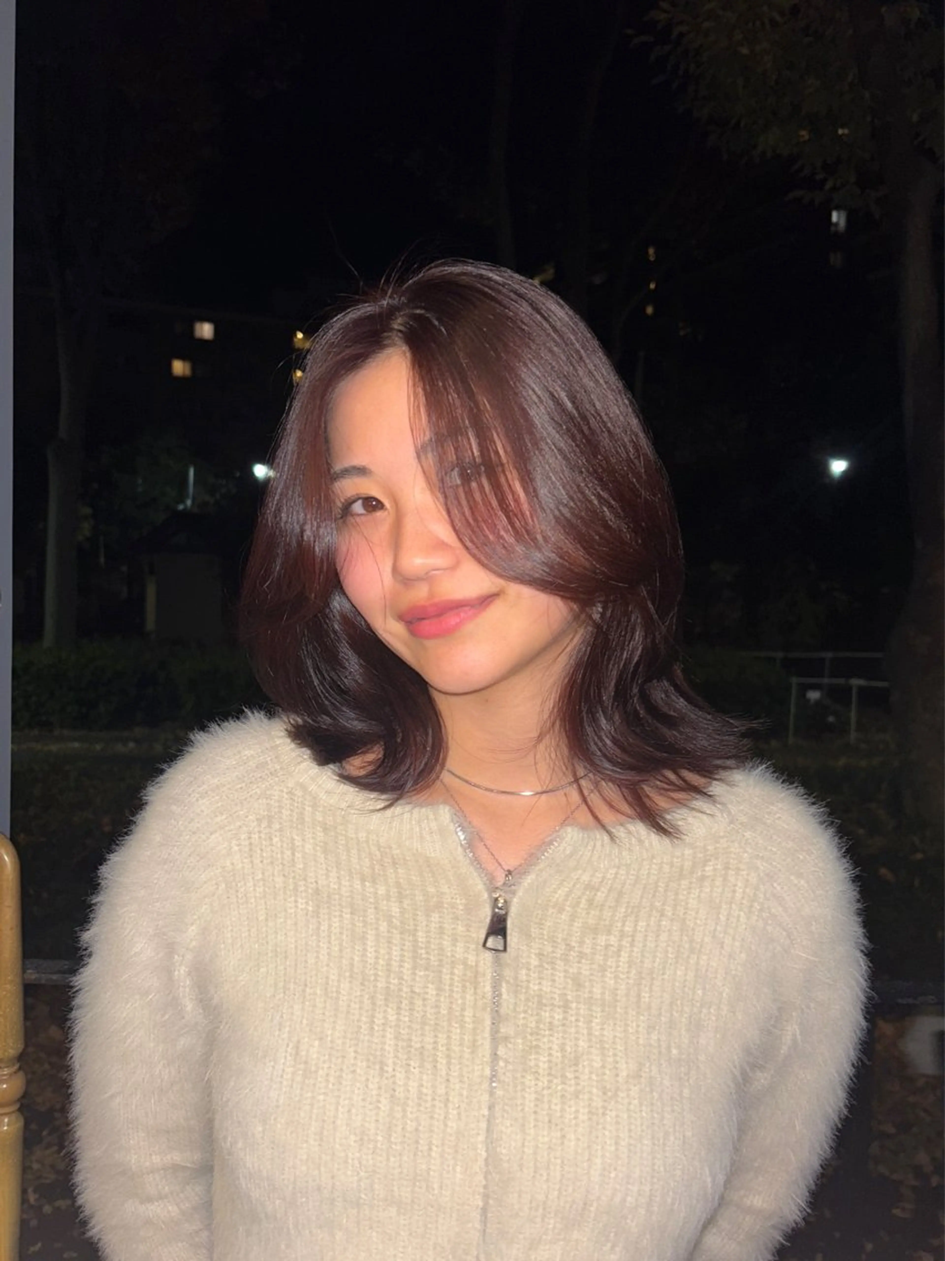 ミディアム カラー ヘアカラー 🫧Miyu /ブロー🫧のヘアスタイル