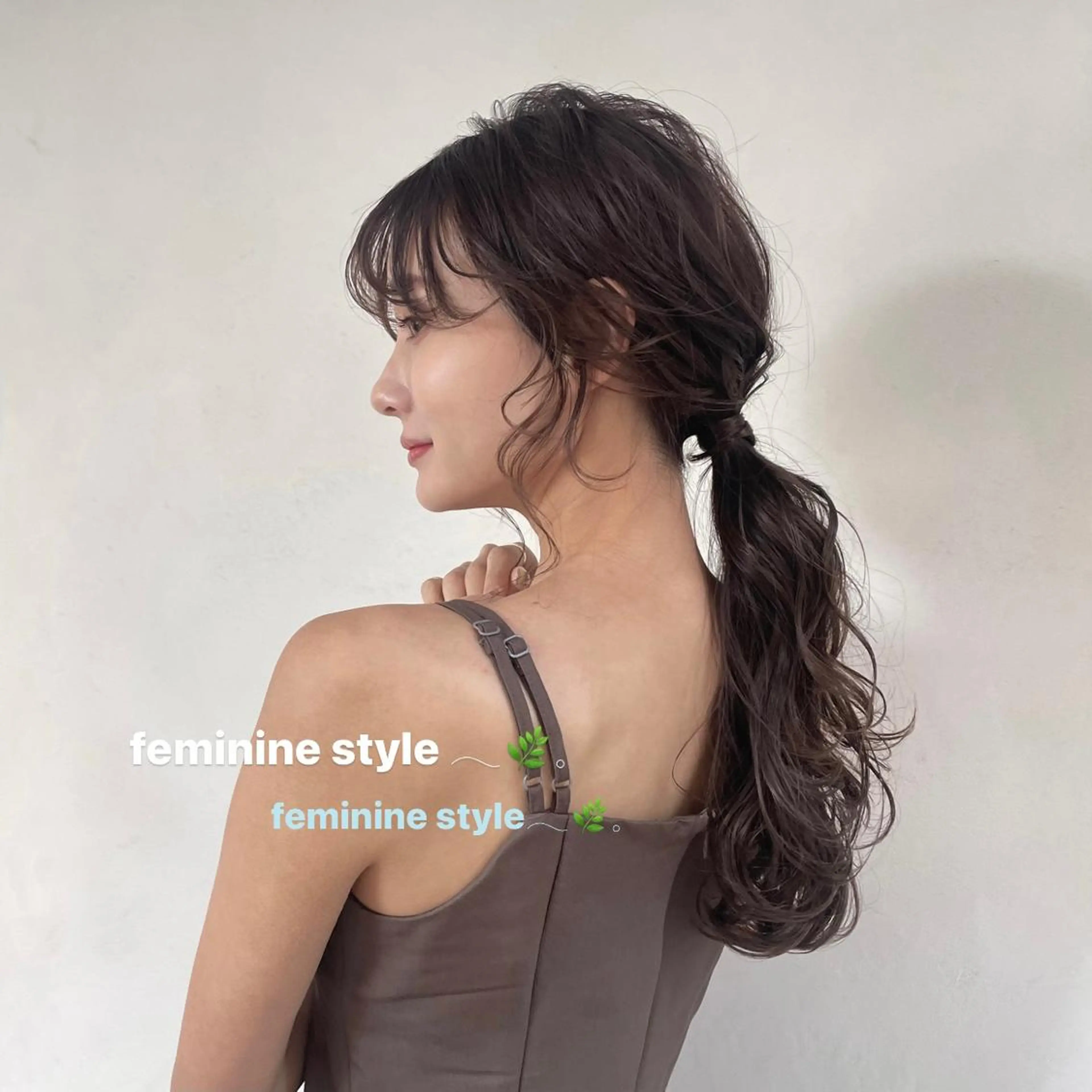 ロング ヘアアレンジ ヘアカラー ミルクティー/ SACHIKAのヘアスタイル