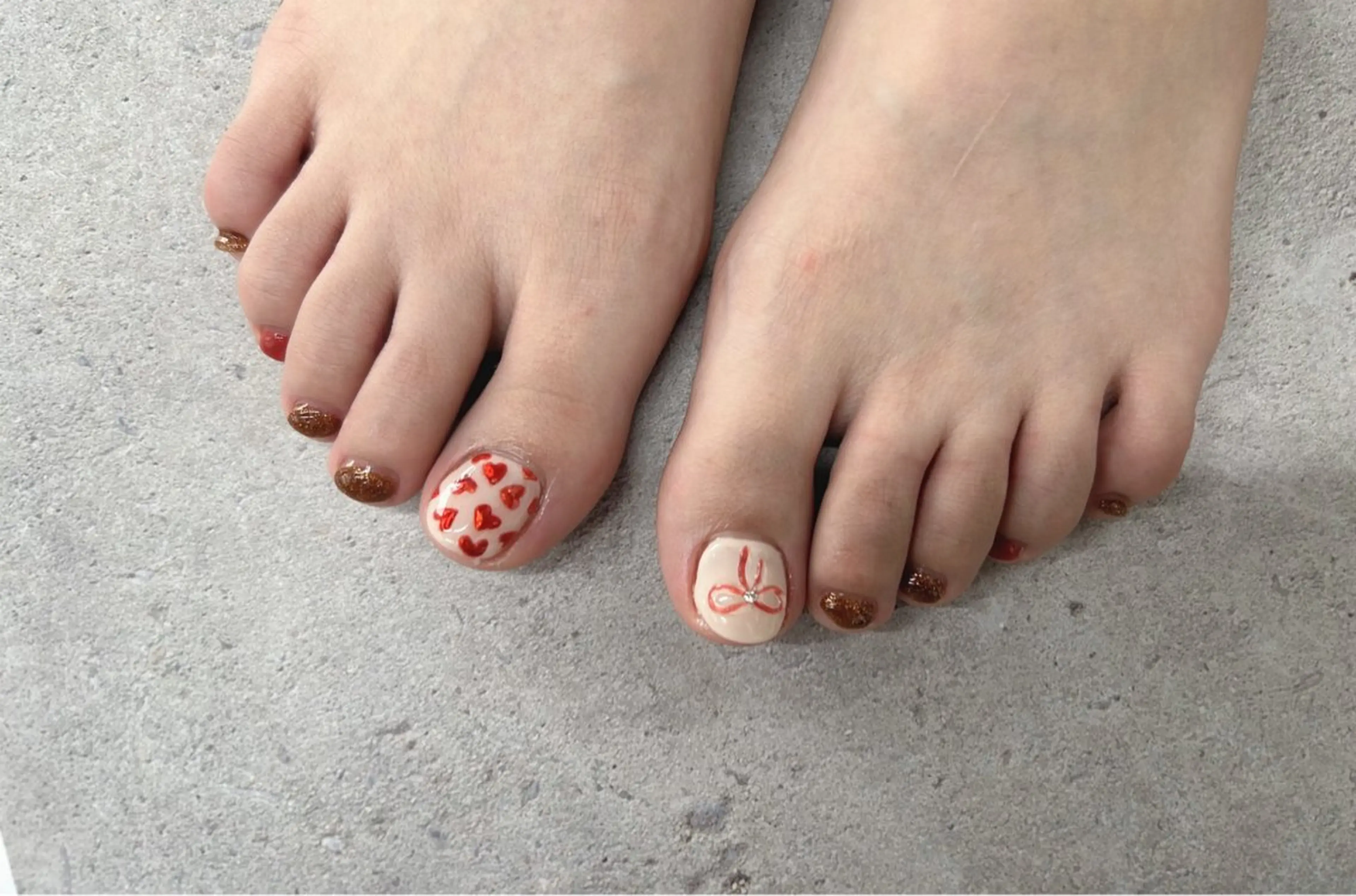 ネイル 韓国ネイル フットネイル Nail Salon agré所属・agré ネイルサロン アグレのネイルデザイン