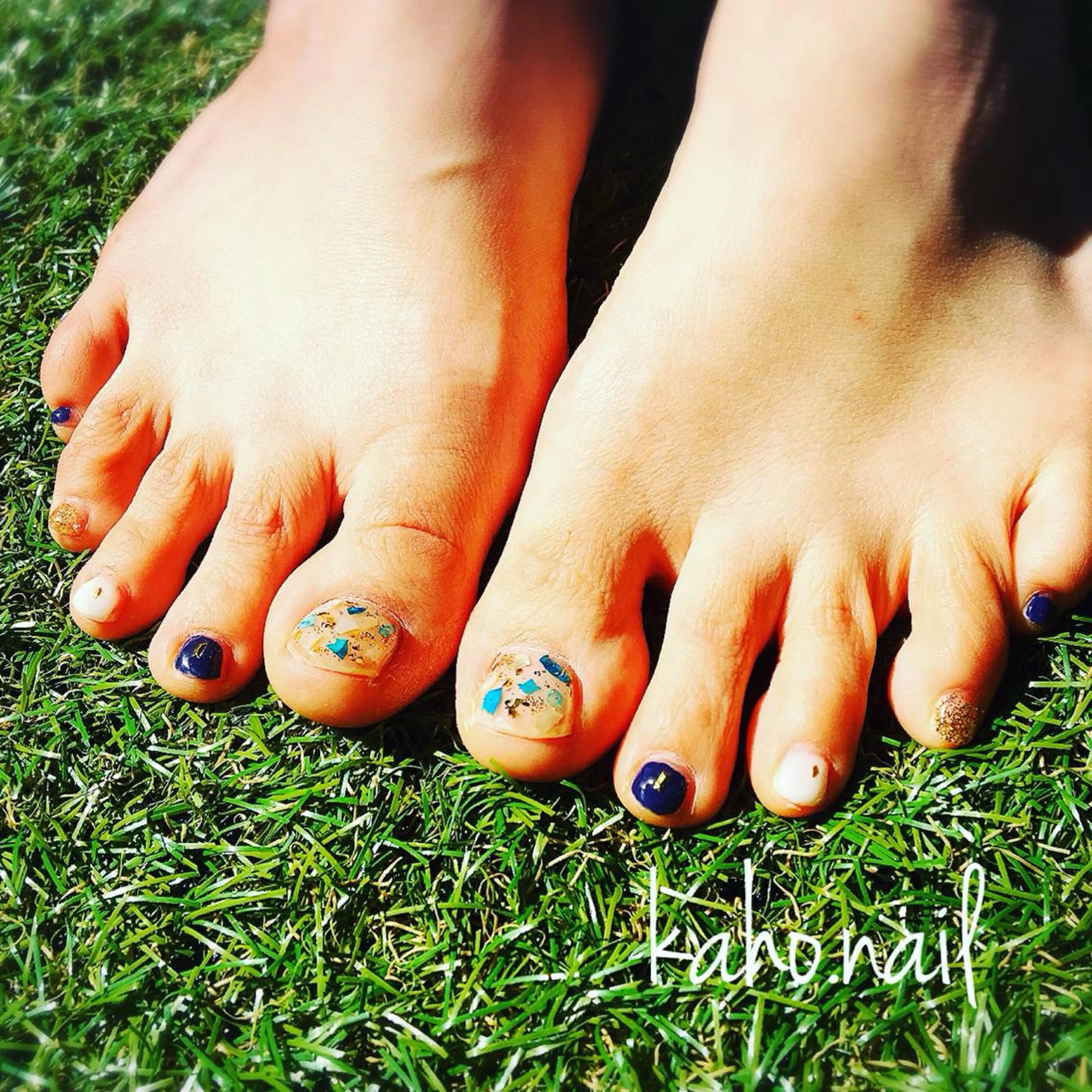 ネイル フットネイル ulu nailのネイルデザイン