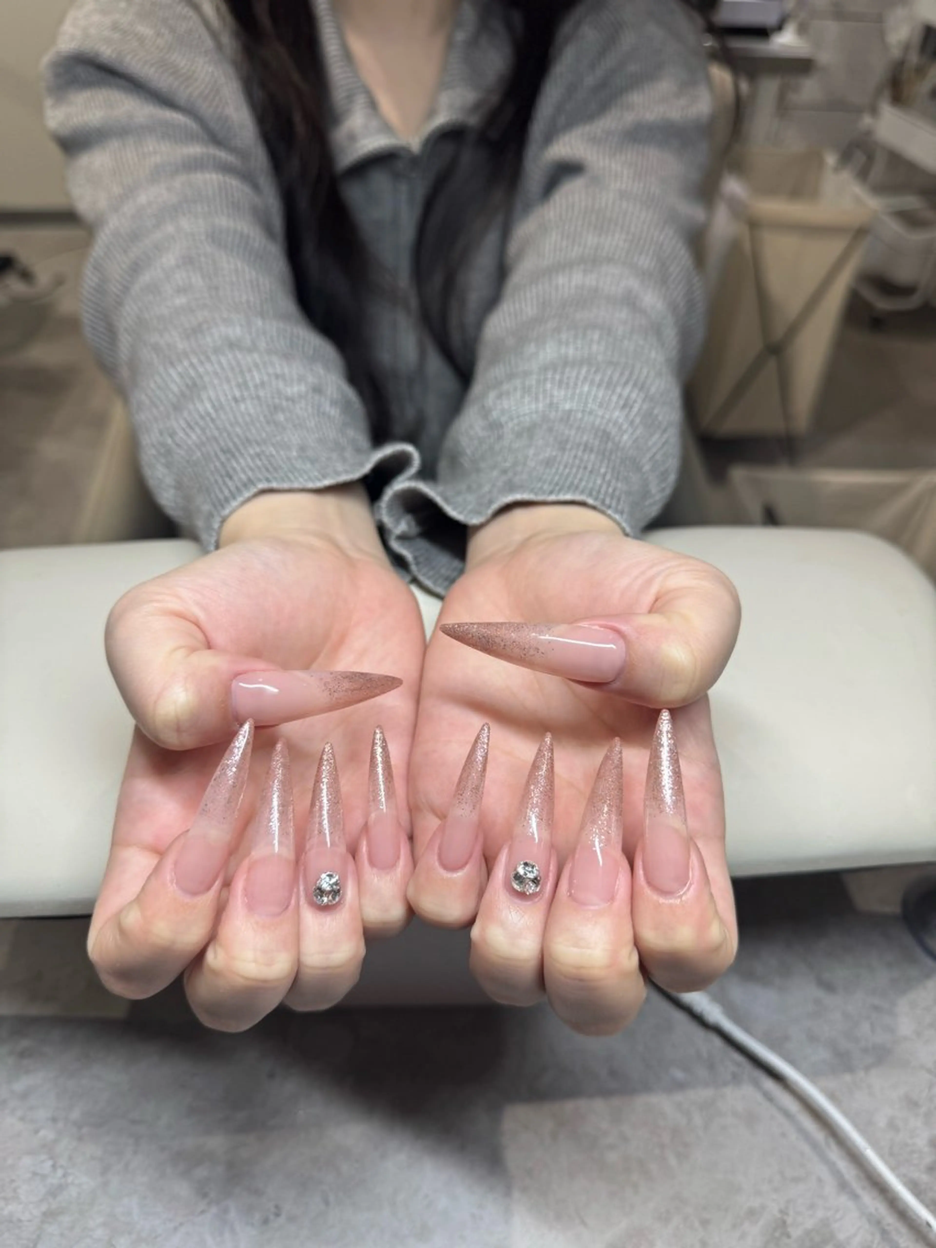 ネイル ロングネイル ハンドネイル IROHA NAIL 北村菜帆のネイルデザイン