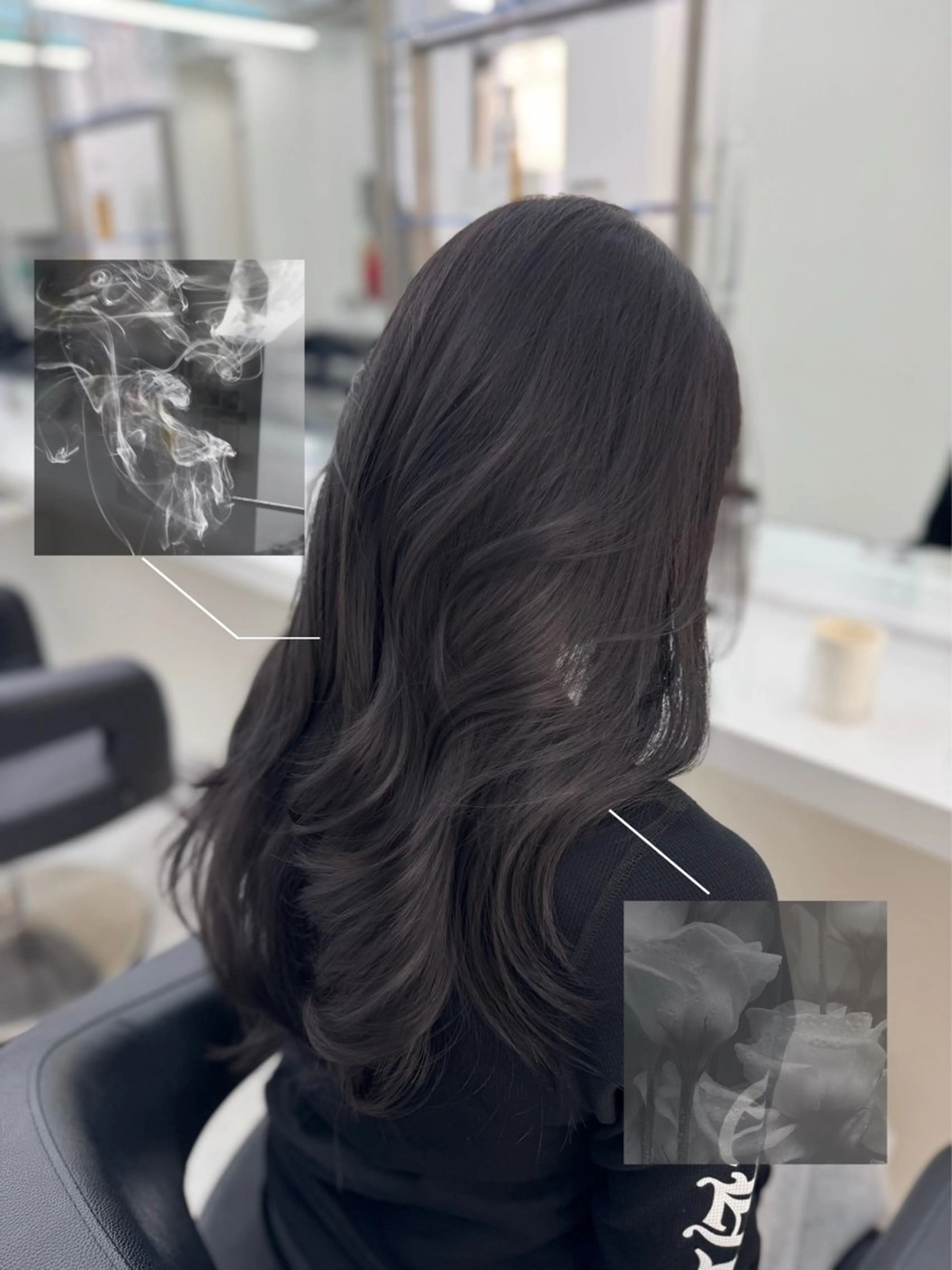 ロング カラー カット ヘアカラー トリートメント 💎透明感カラー /kaito💎のヘアスタイル