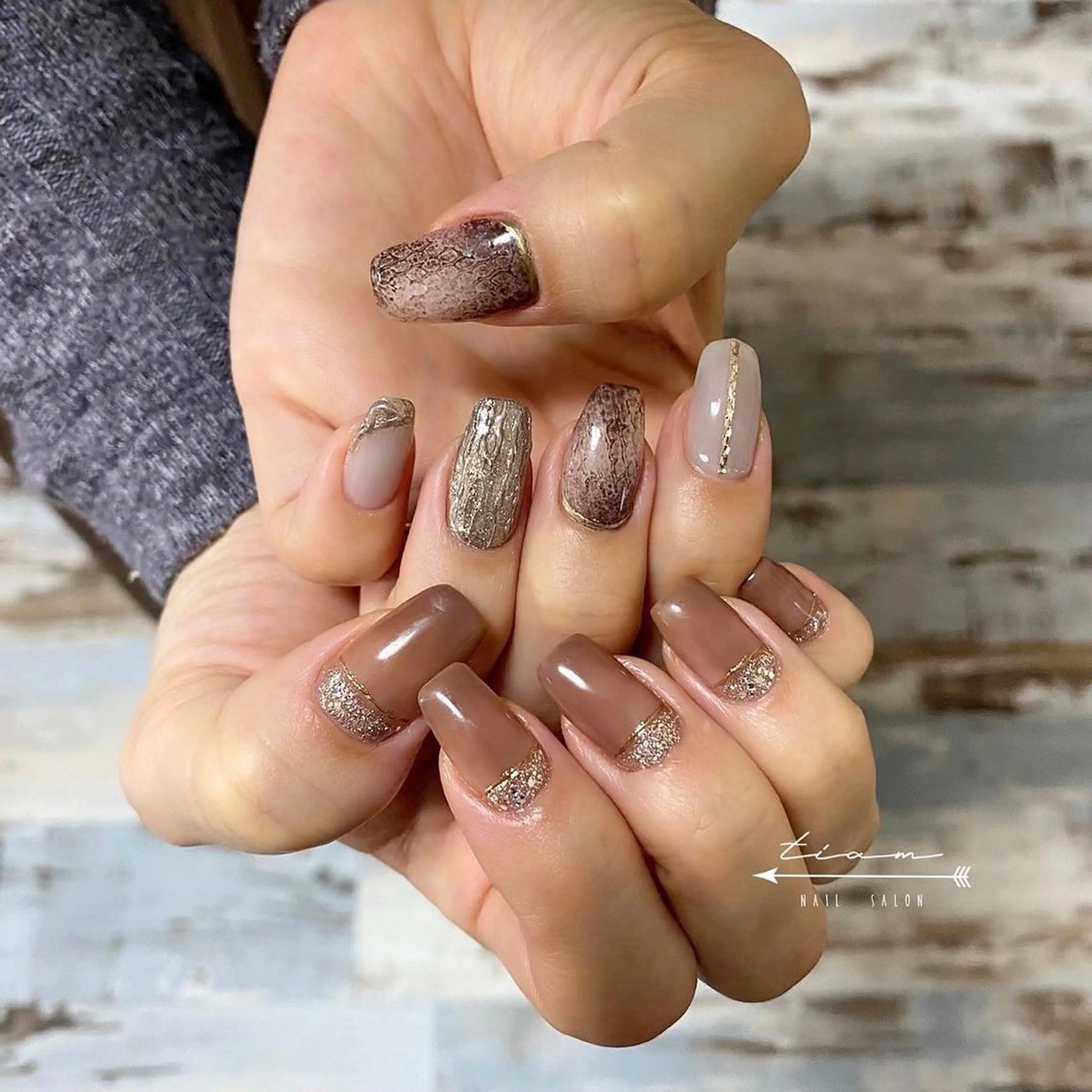 ネイル 𝑡𝑖𝑎𝑚𓂃 きむらゆきののネイルデザイン