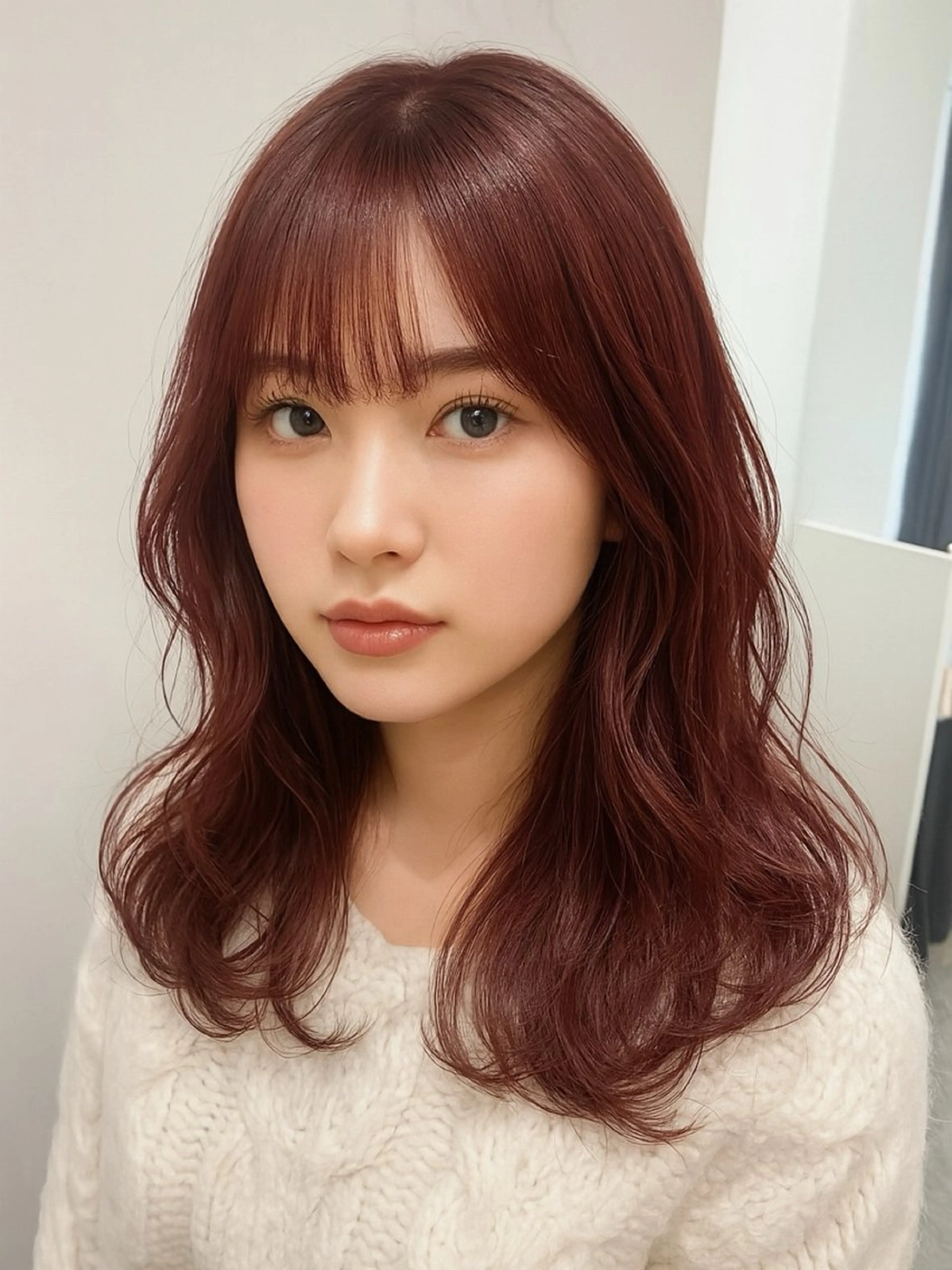 【人気NO.2/髪質改善に興味のある方】似合わせカット+韓国風髪質改善艶カラーの写真