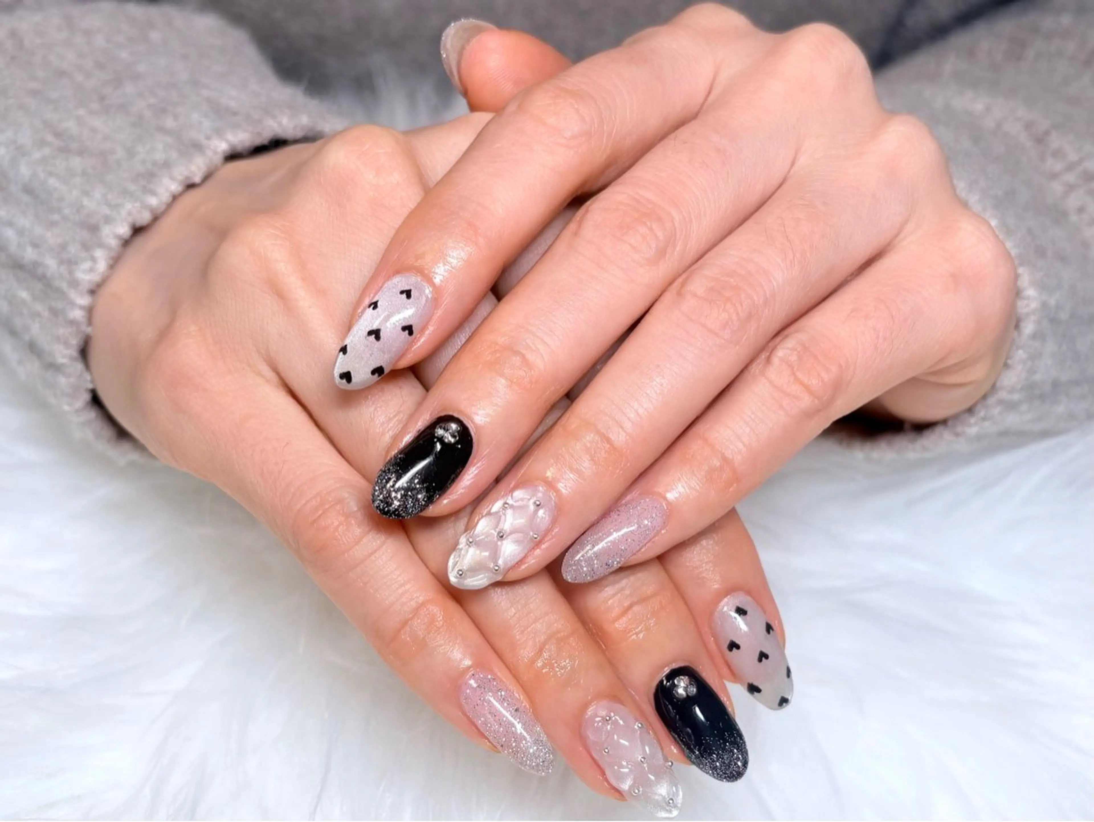 ネイル 持ち込み ハンドネイル Nailsalon Dahliaのネイルデザイン