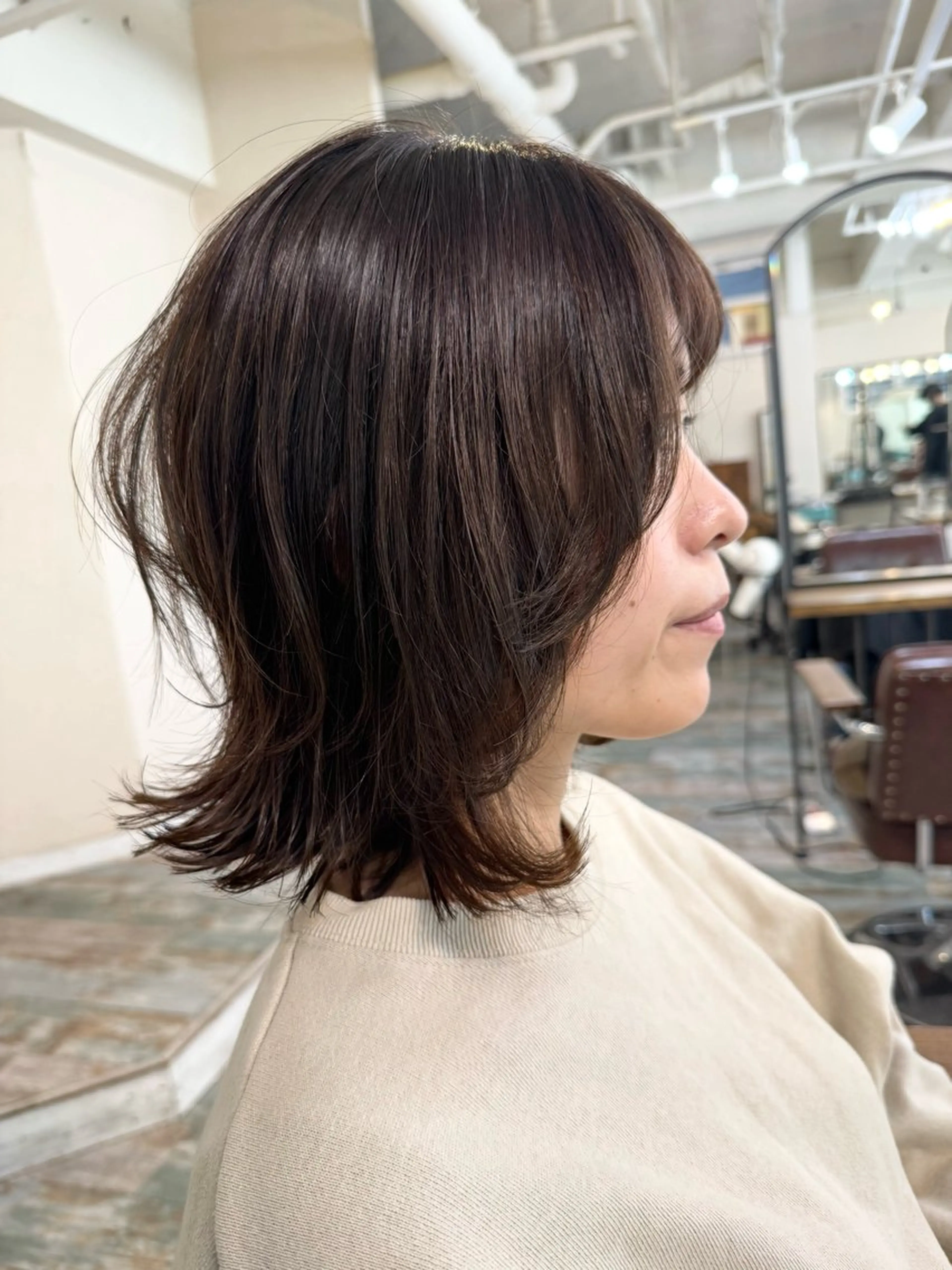 ミディアム RUMI CLAIR(リノカヒリ美容室内)所属・すがわら るみ　橋本のヘアスタイル