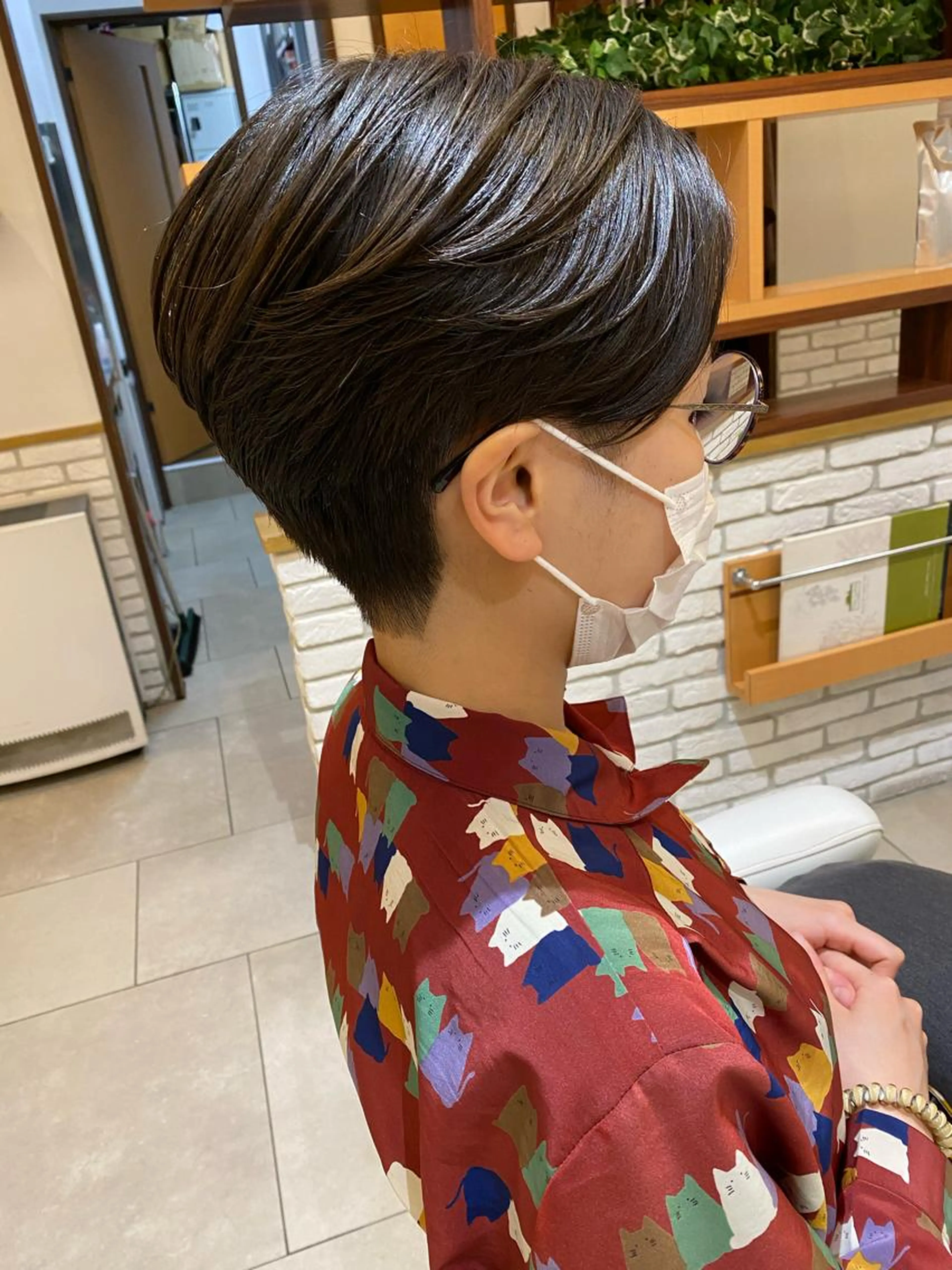 カット+オーガニックカラー(白髪染OK)¥8.800の写真