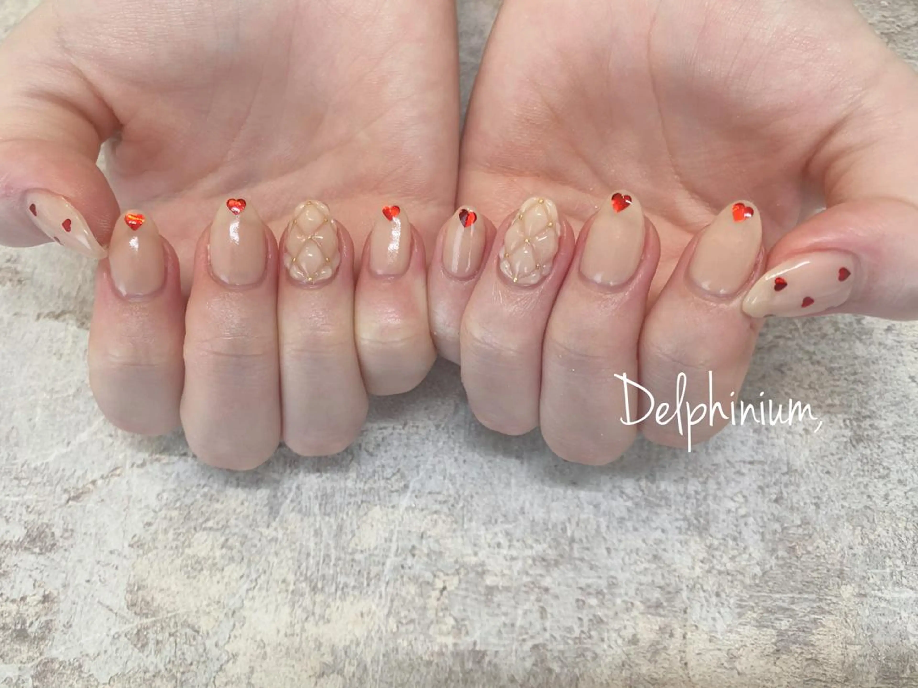 ネイル オフィスネイル ハンドネイル 岡本 友恵のネイルデザイン