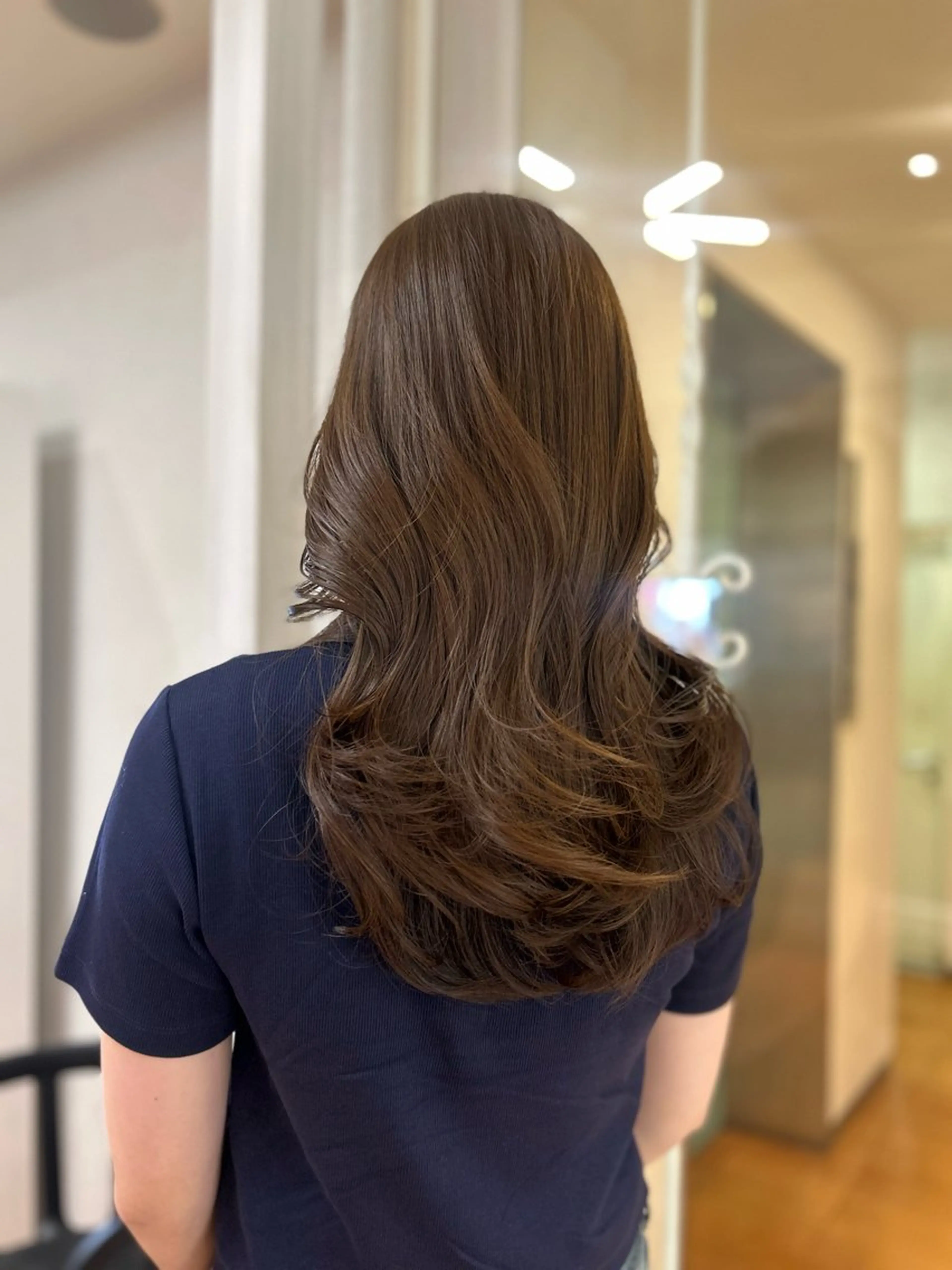ロング カット ヘアカラー トリートメント CIEL 難波店所属・🎀透明感/レイヤ ー/Kotona🎀のヘアスタイル