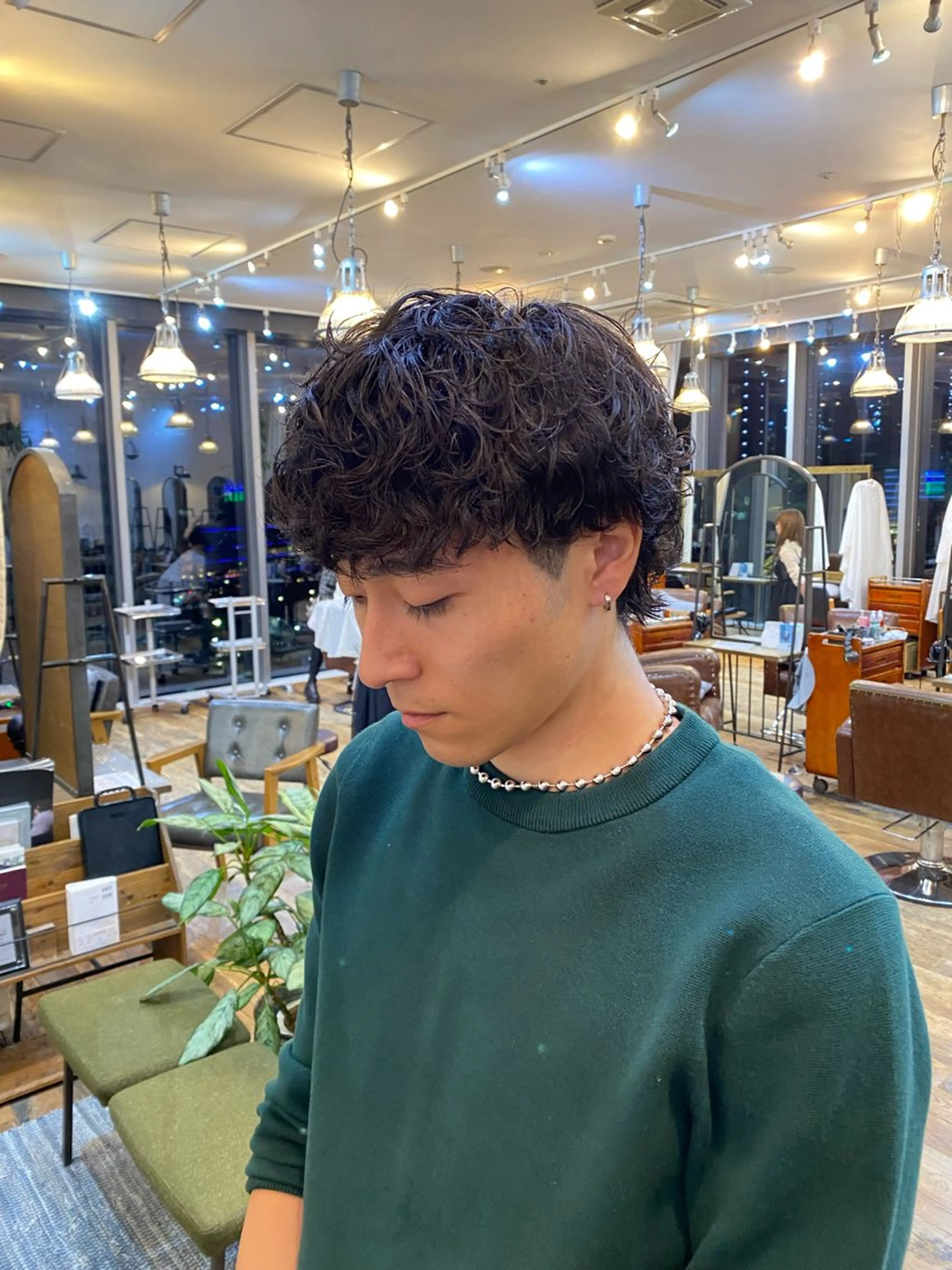 メンズ Belle銀座並木通り店所属・井手草一朗/ パーマ/ハイライト◎のヘアスタイル