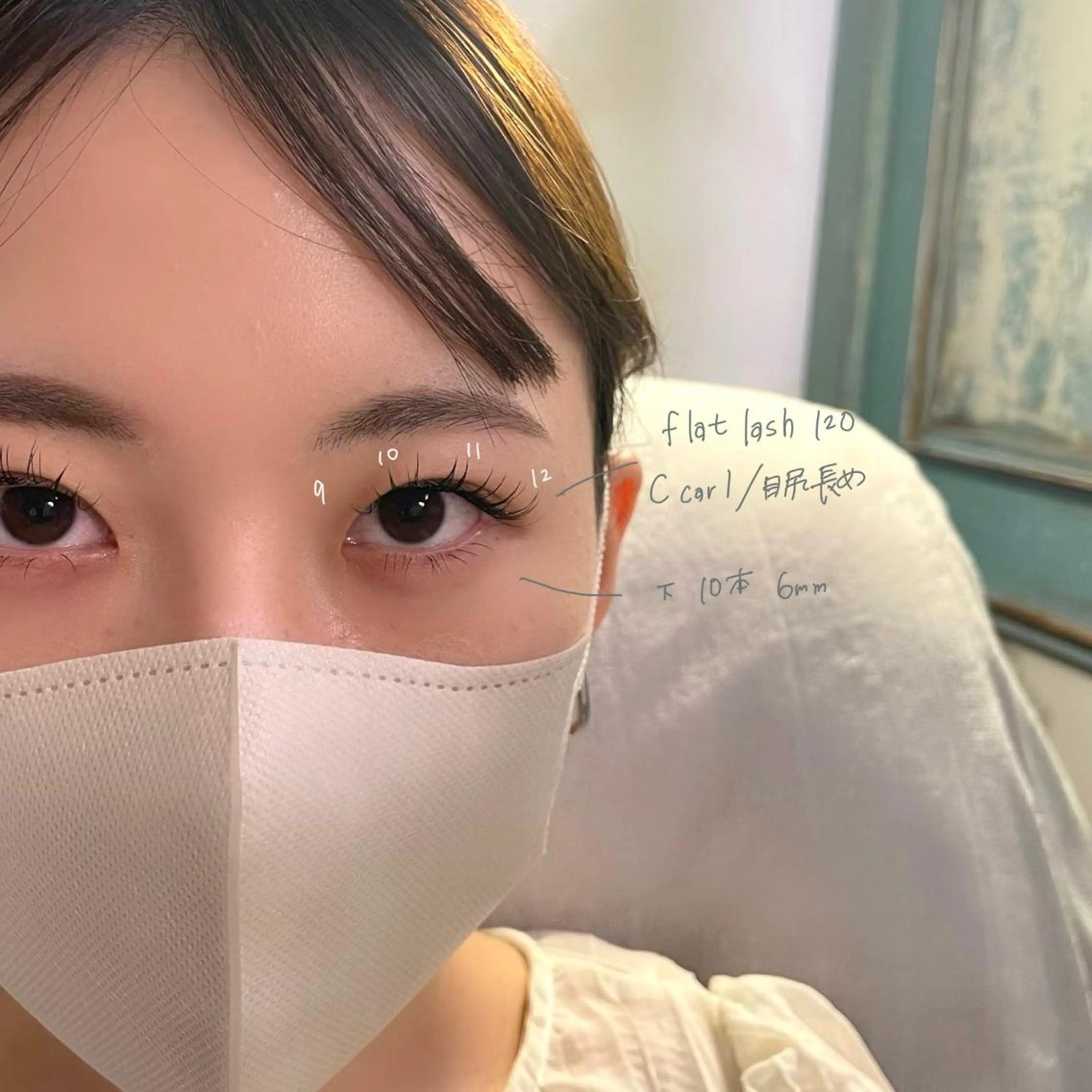 マツエク・マツパ フラットラッシュ GO TODAY SHAiRE SALON Vellmie店所属・吉祥寺kasumi 🌛eye/browのマツエク・マツパデザイン