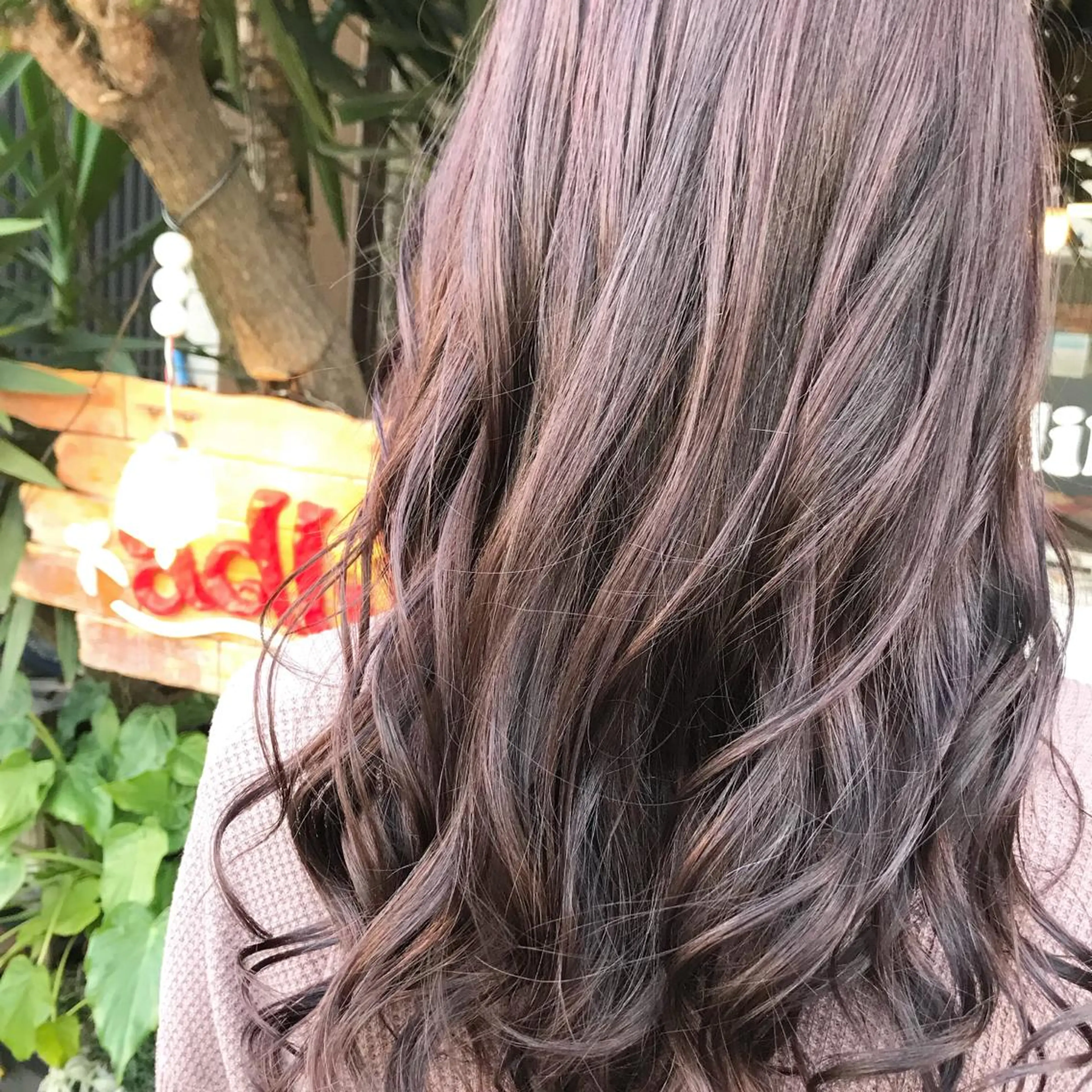 ロング カラー ブリーチ ハイライトカラー ハイライト ヘアカラー 玉木 育実のヘアスタイル