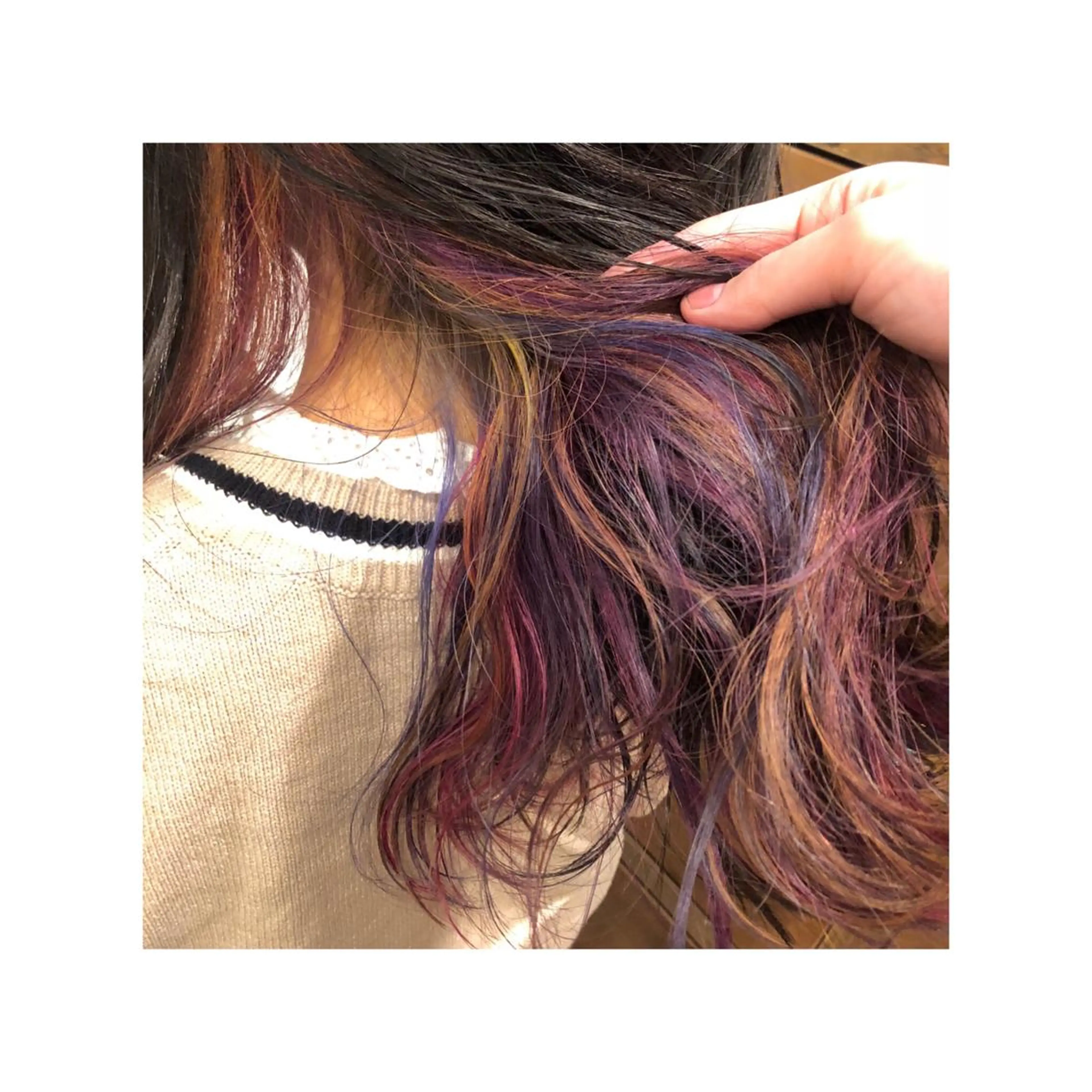 カラー ユニコーンカラー CUORE所属・mayu ○のヘアスタイル