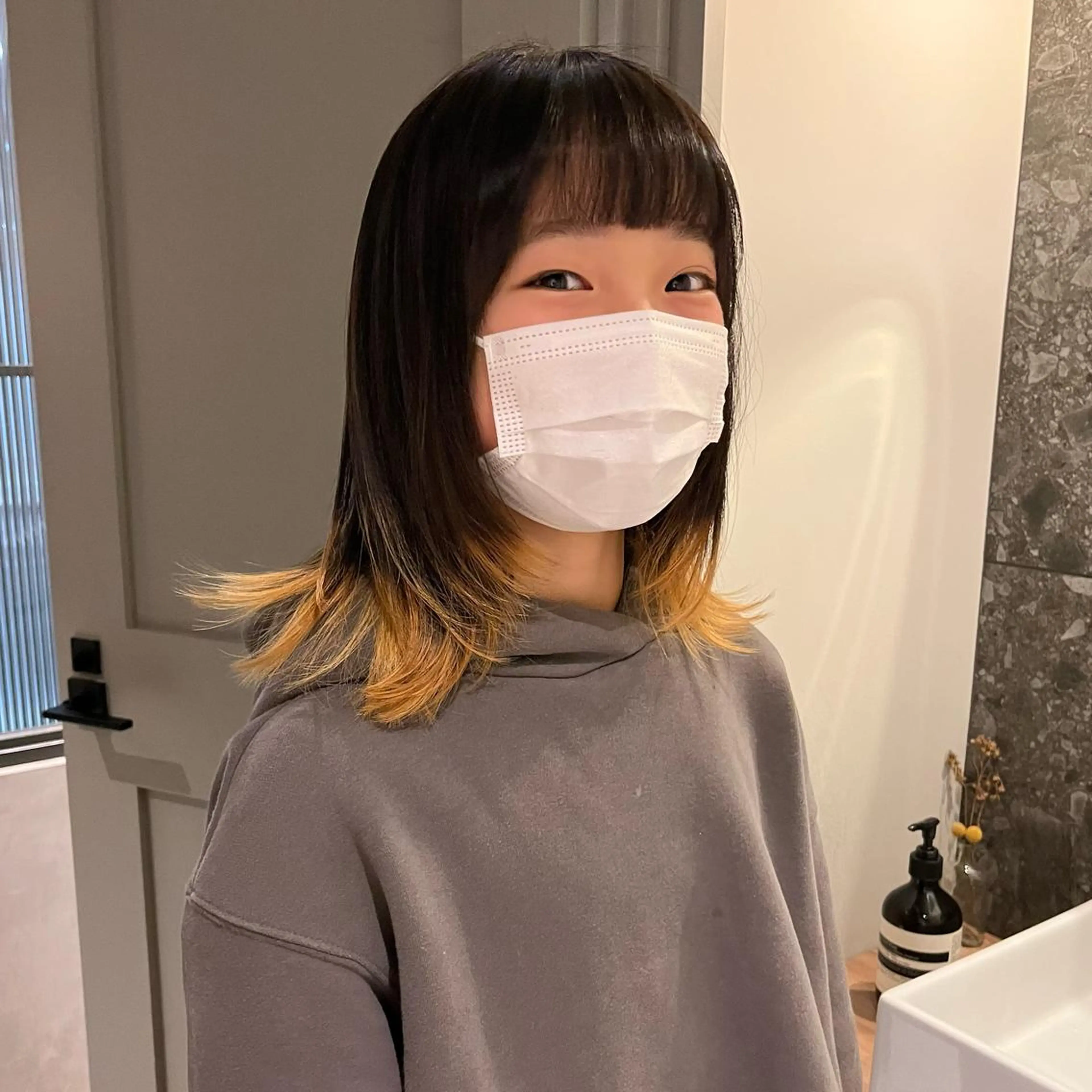 ミディアム カラー レイヤーカット ローレイヤー ciala清澄白河所属・MANA/ ciala清澄白河のヘアスタイル