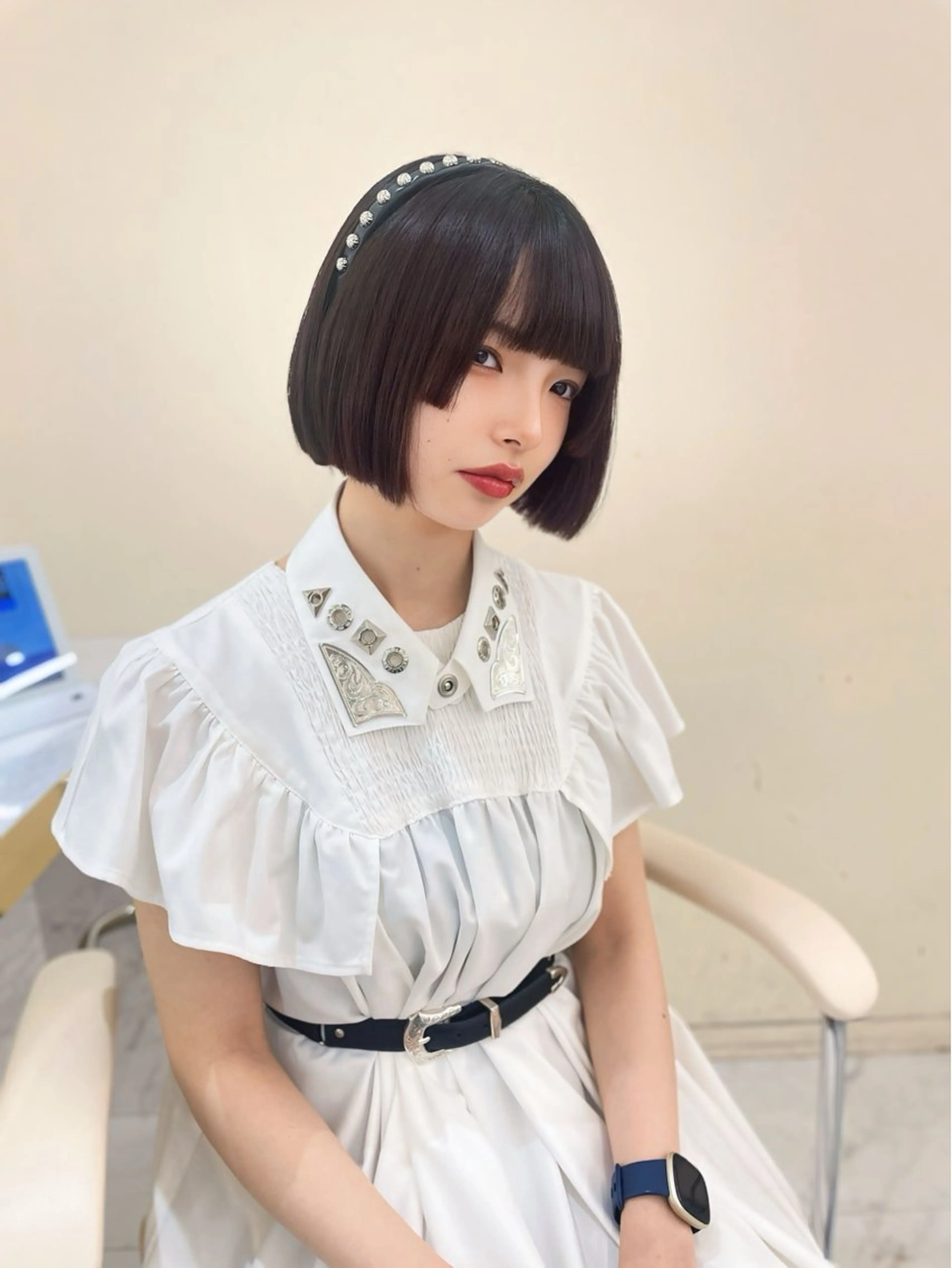 ショート カット ヘアカラー トリートメント 似合わせのプロ🕊 美髪矯正/ioriのヘアスタイル