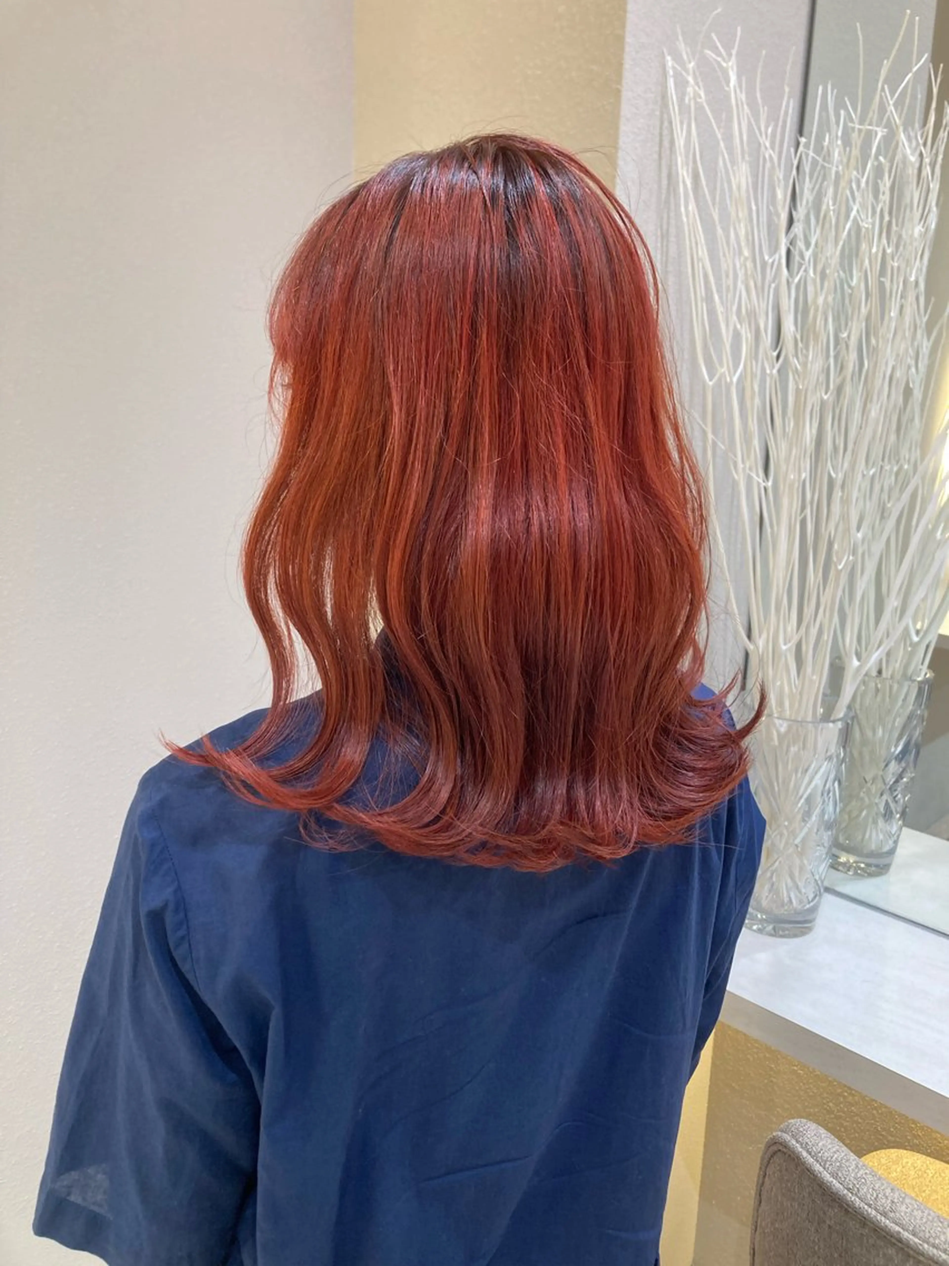 ミディアム カット ヘアカラー トリートメント 🩵縮毛矯正・ボブ 岩原朋也🩵のヘアスタイル