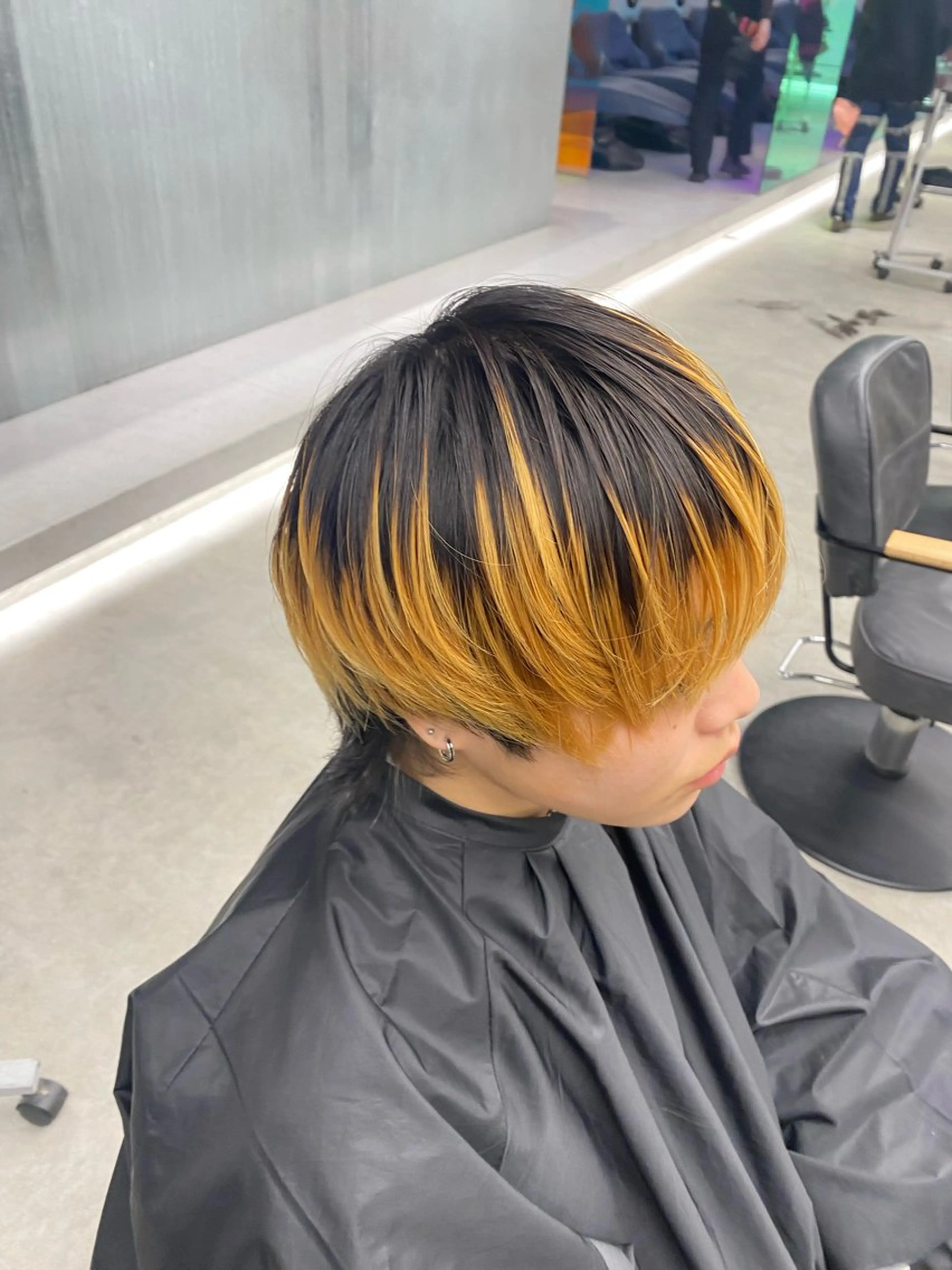 ショート カラー ヘアカラー カンナ【Y2Kネイル /コーンロウ】のネイルデザイン