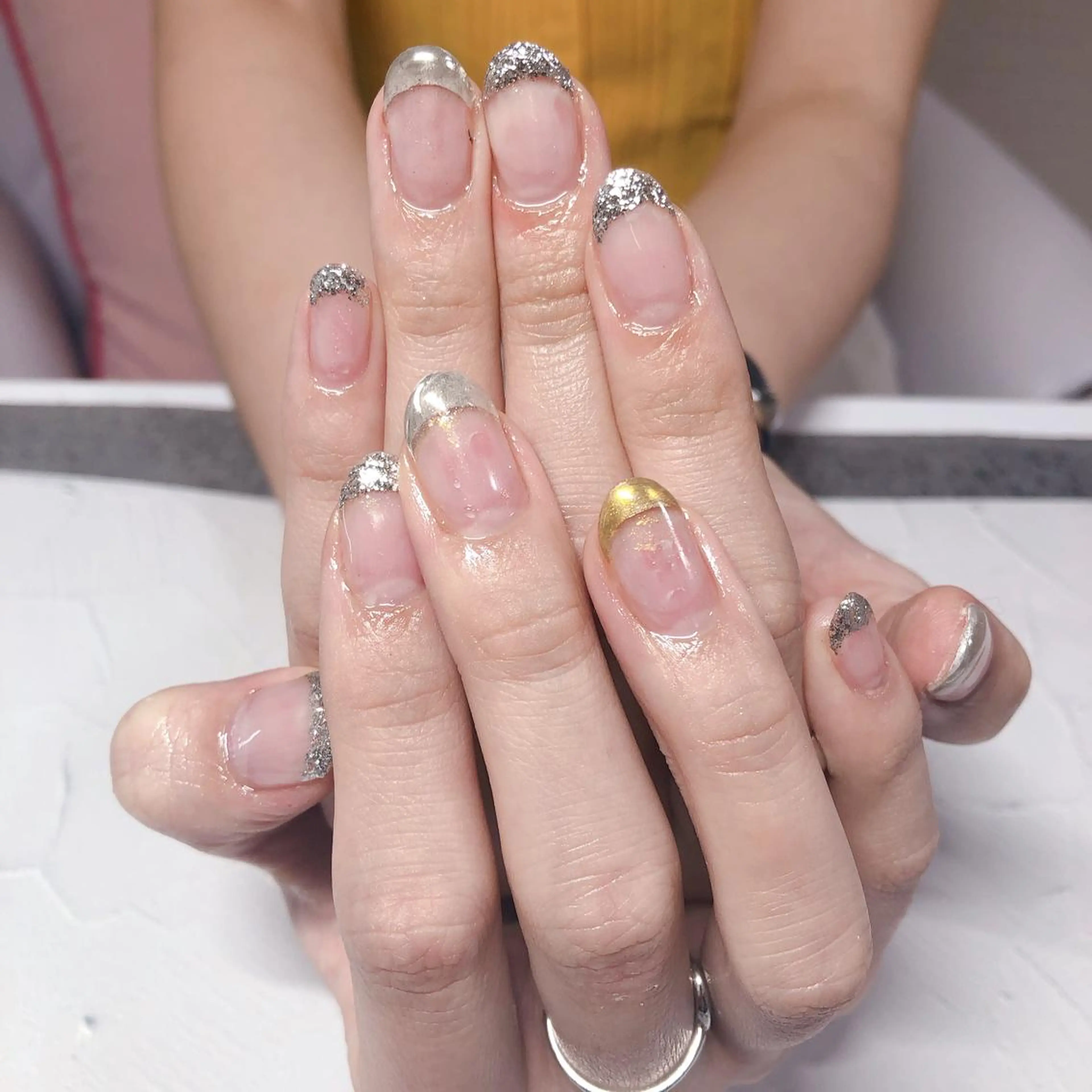 ネイル フレンチネイル 奥園 良恵のネイルデザイン