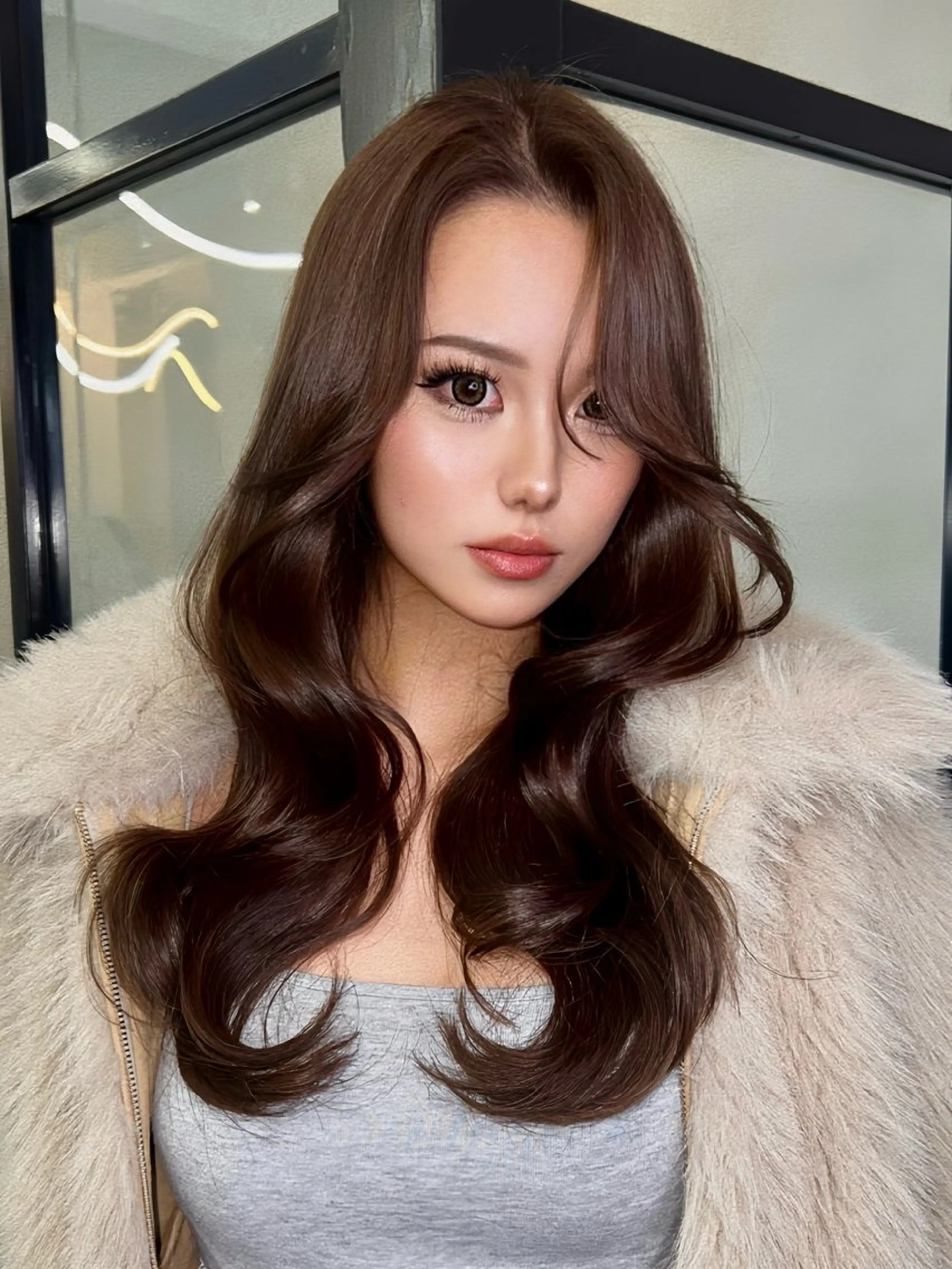 ロング カラー ヘアカラー Maison Halu YUKIのヘアスタイル