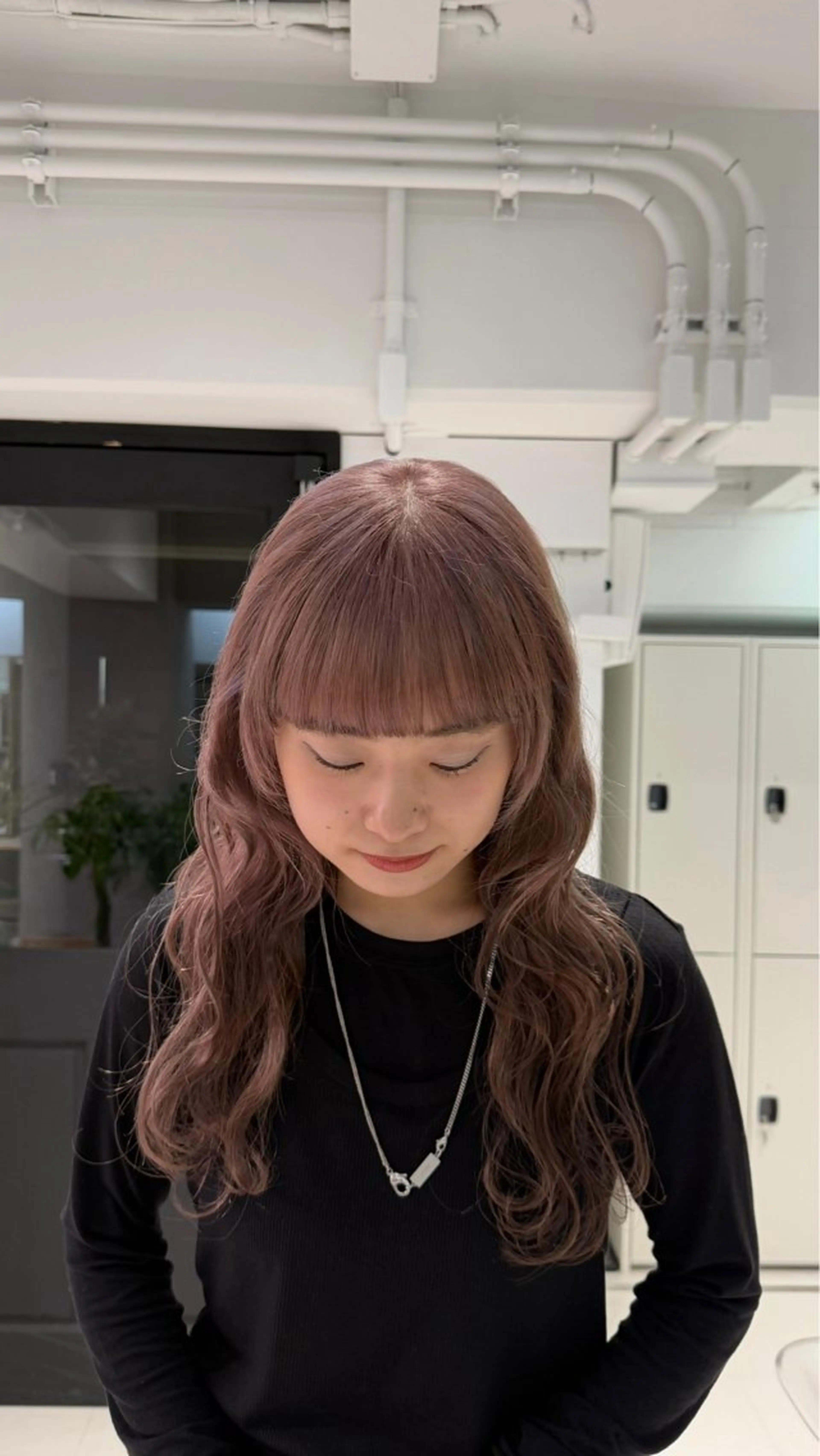 ロング カラー ヘアカラー トリートメント Lomalia Rukaのヘアスタイル