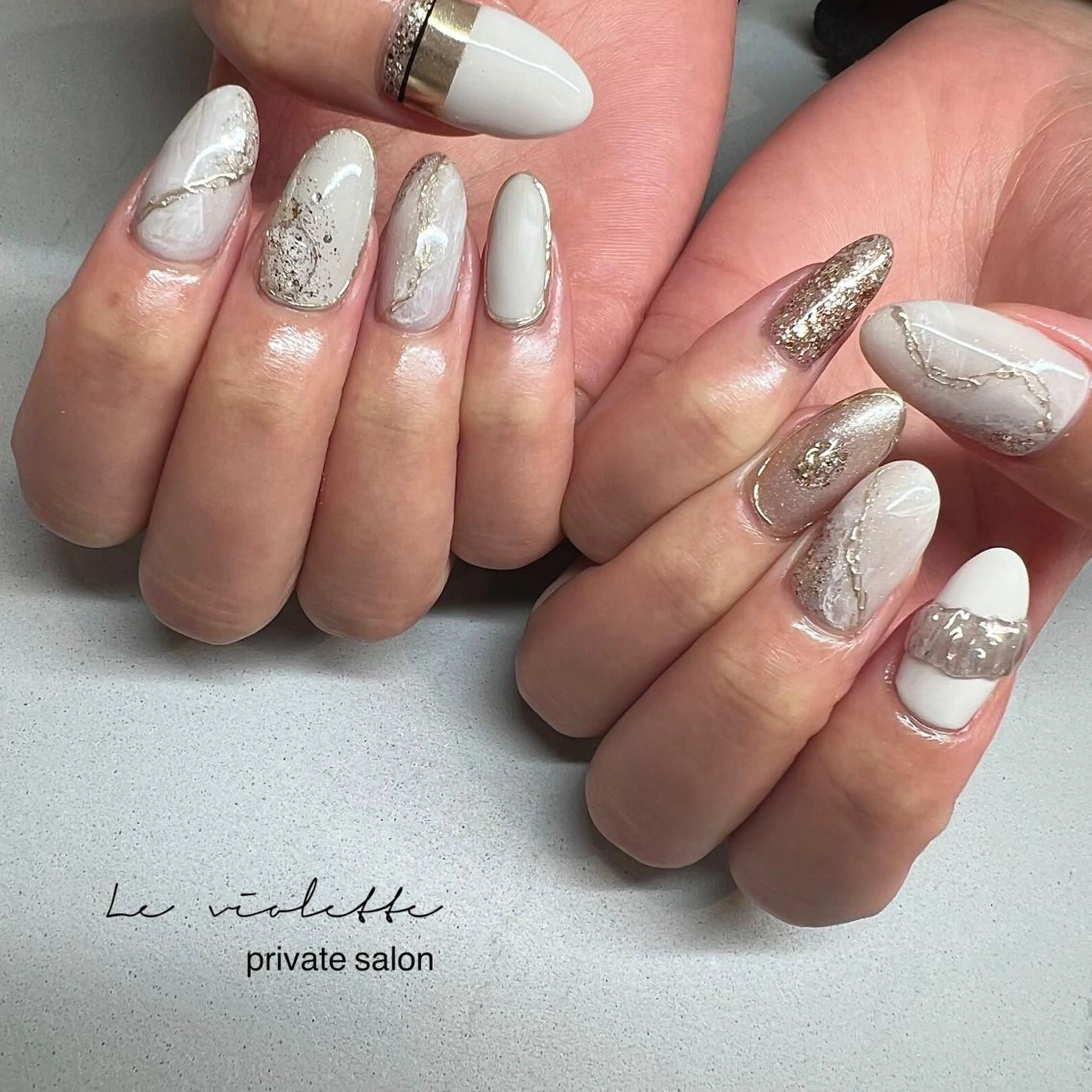 ネイル ハンドネイル le violette所属・le violetteのネイルデザイン