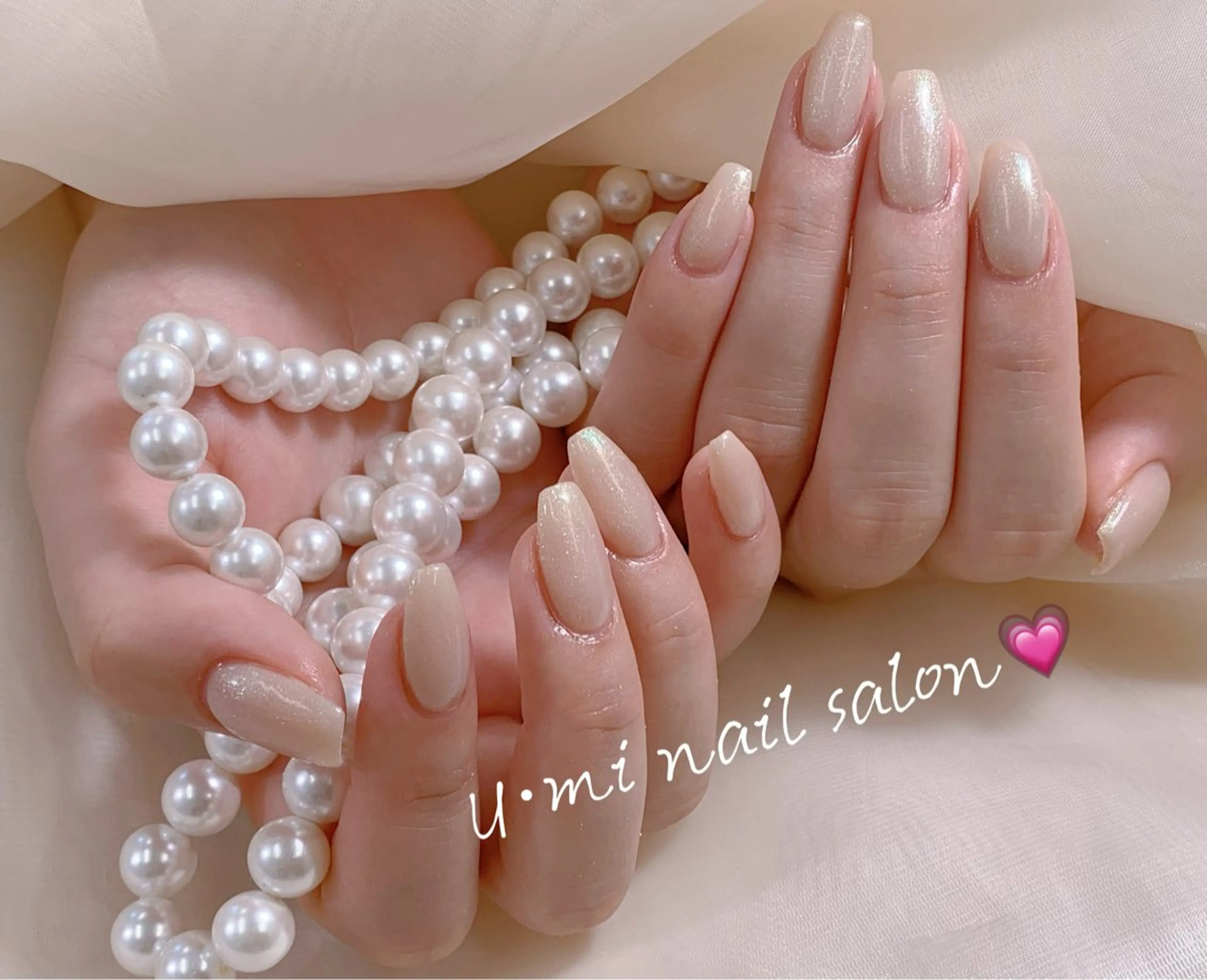 ネイル ワンカラーネイル U·Mi nail salon所属・U·Mi 上野御徒町容のネイルデザイン