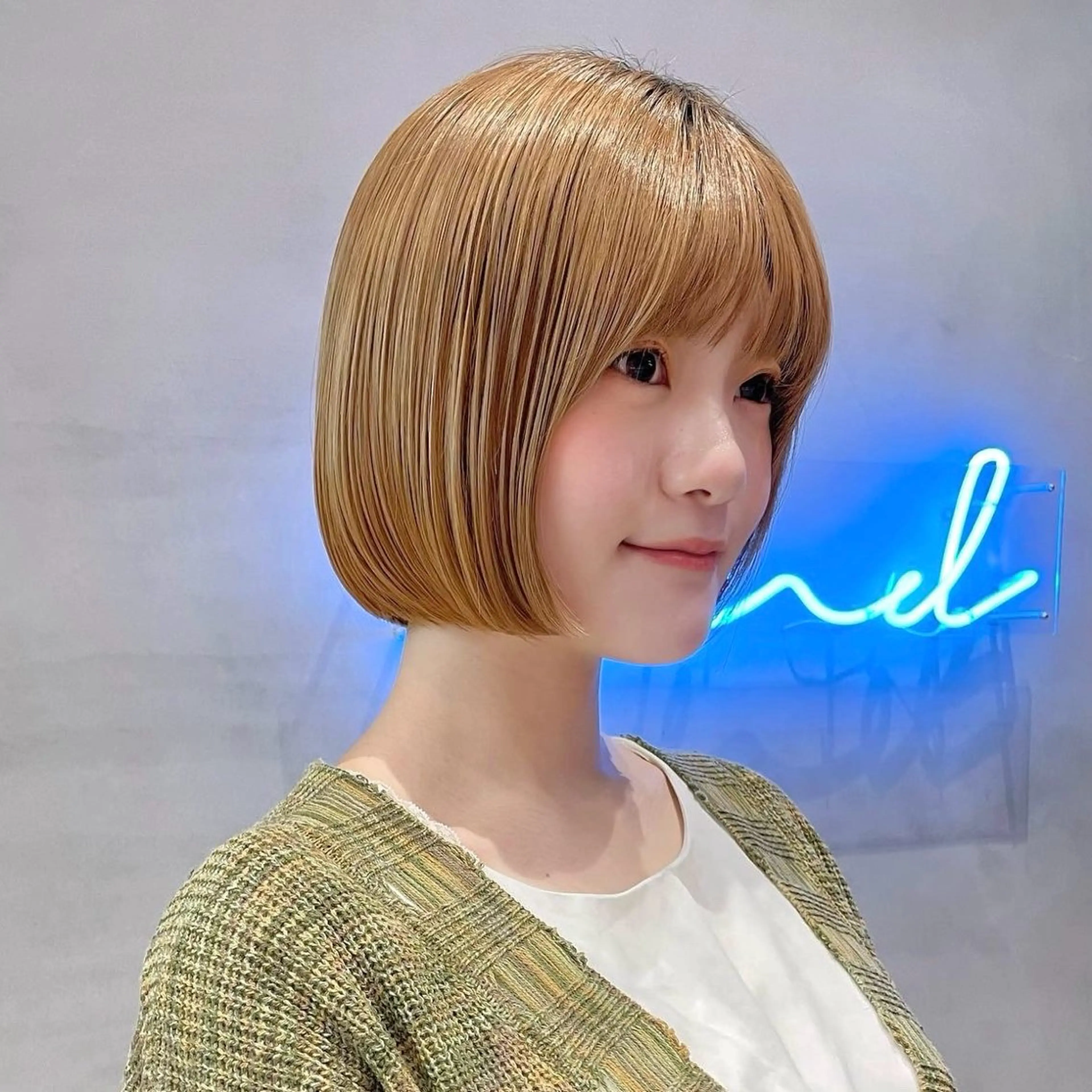 ショート Misaki /ボブ/縮毛矯正のヘアスタイル