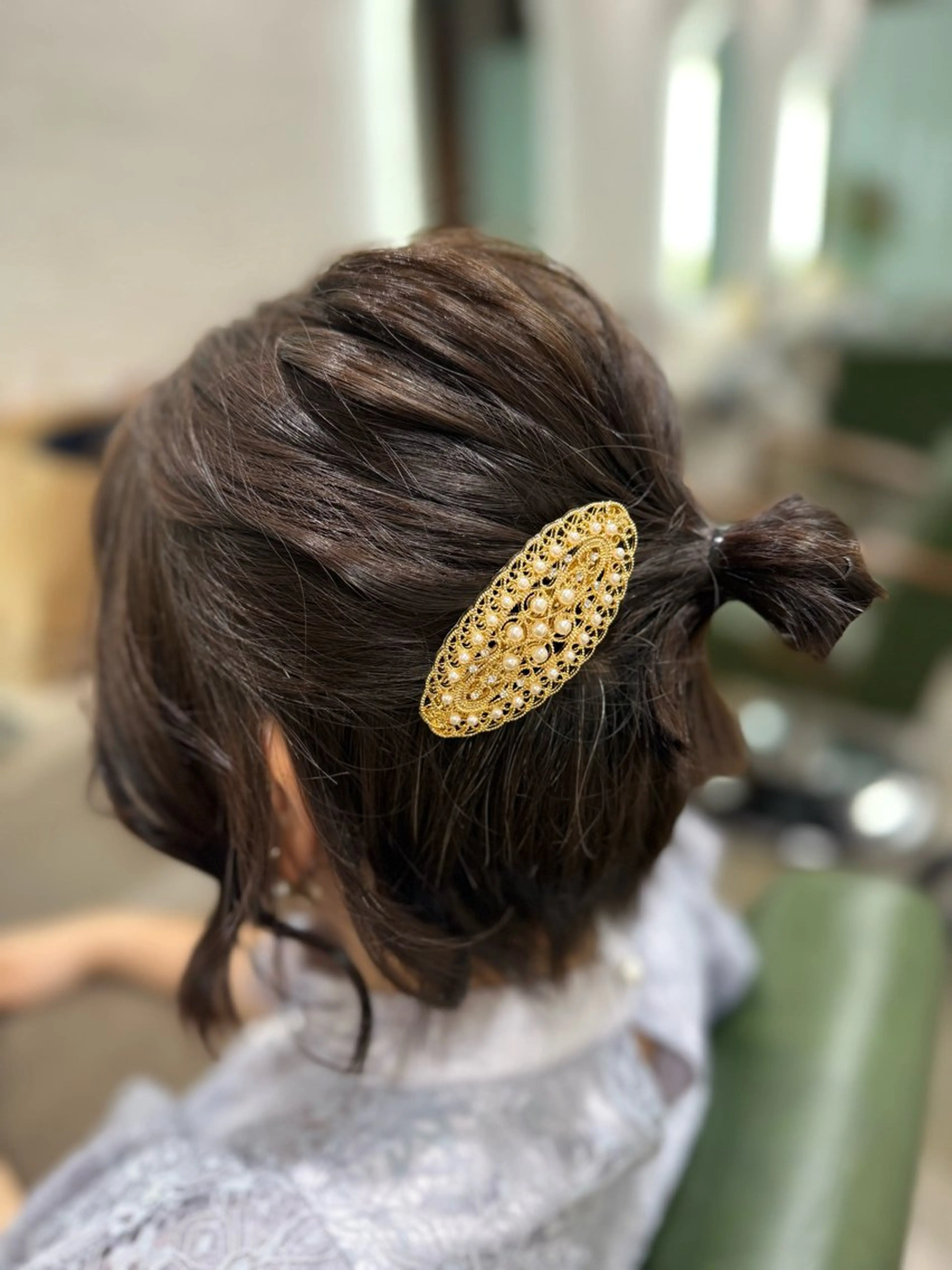 ショート ヘアアレンジ ショートヘア ヘアセット 🕊髪質改善縮毛矯正 /艶髪/関内🕊あべのヘアスタイル