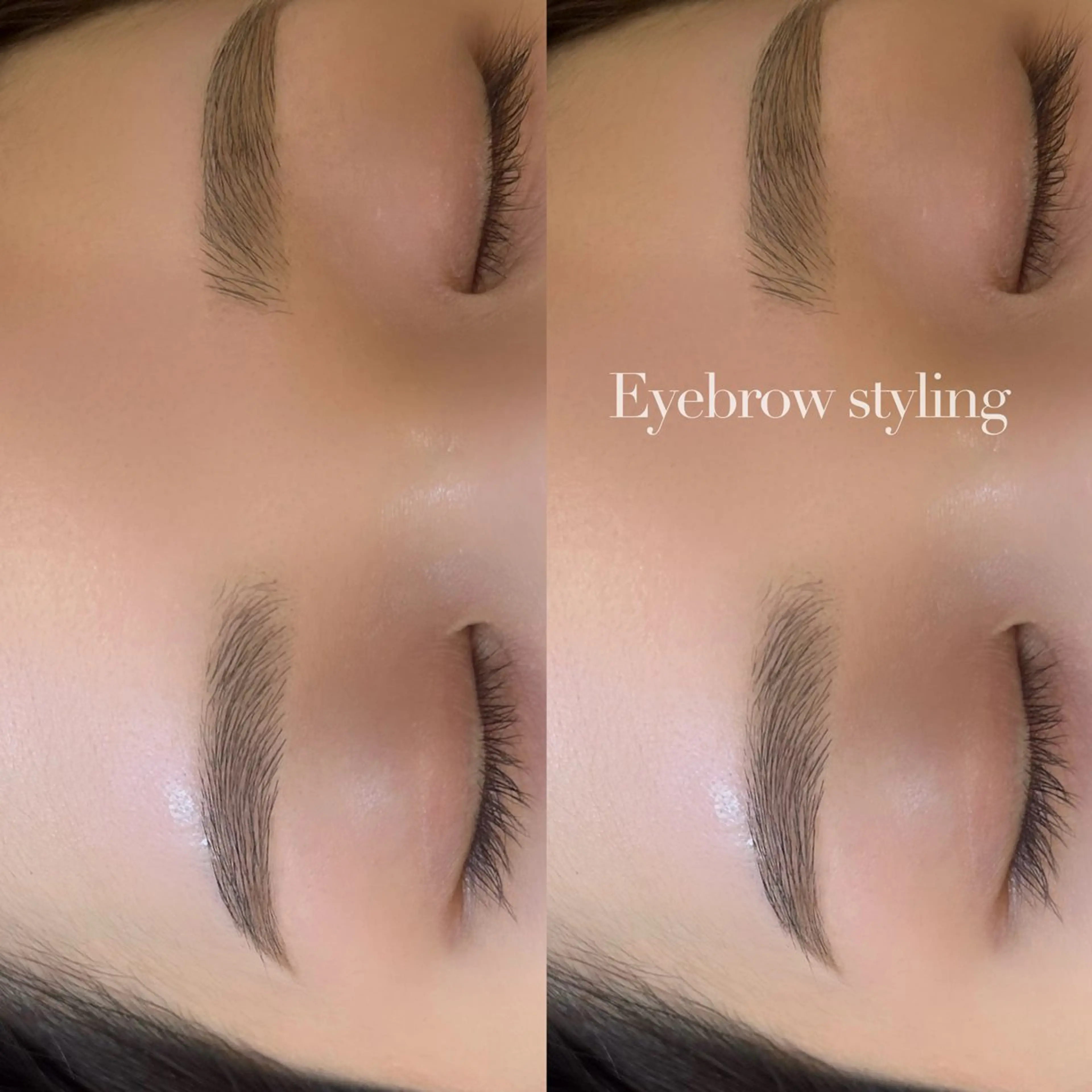 【平日限定💎】美眉スタイリング🦢⸝꙳ (wax.毛量調整.メイク込み)の写真