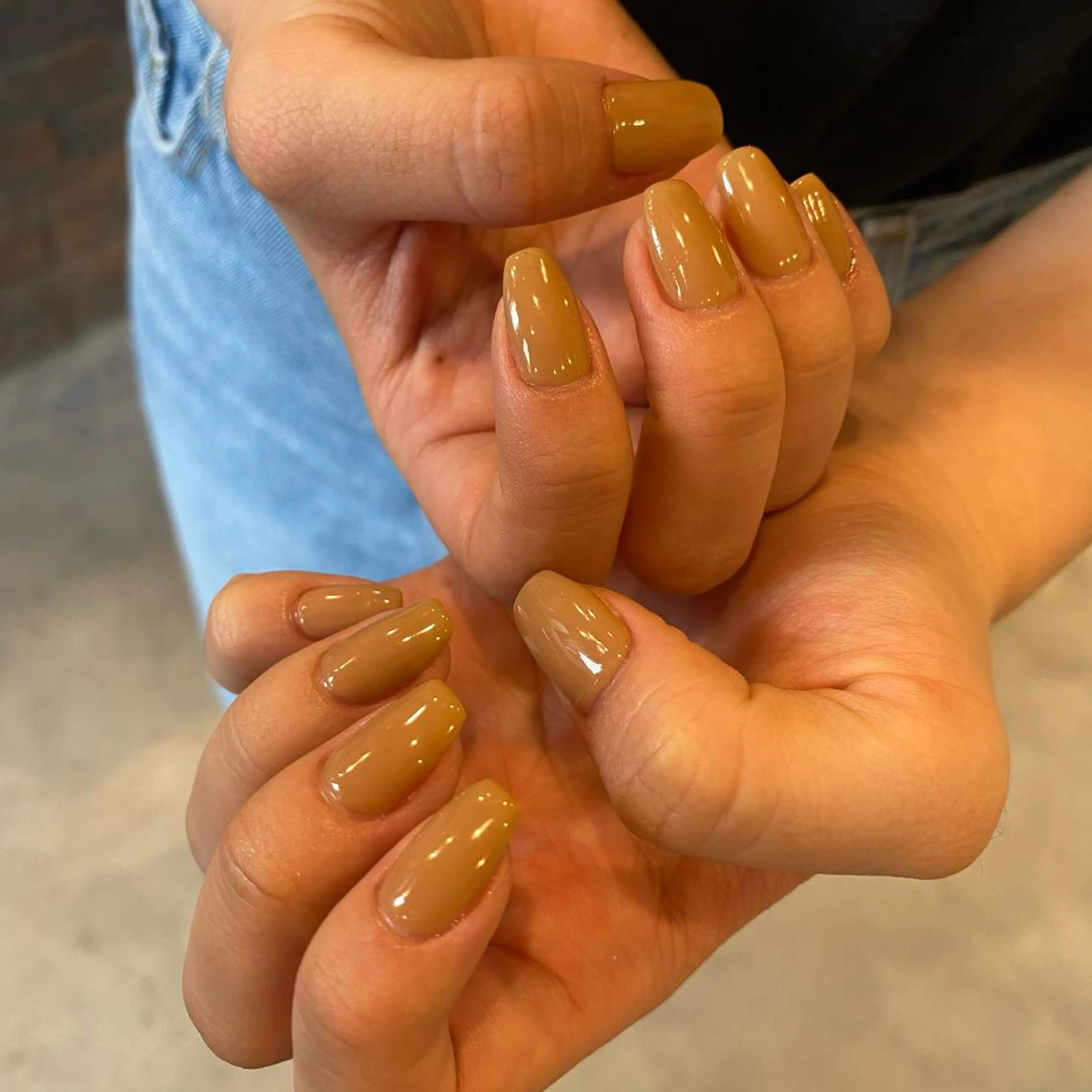 ネイル ワンカラーネイル plaire sojaのネイルデザイン