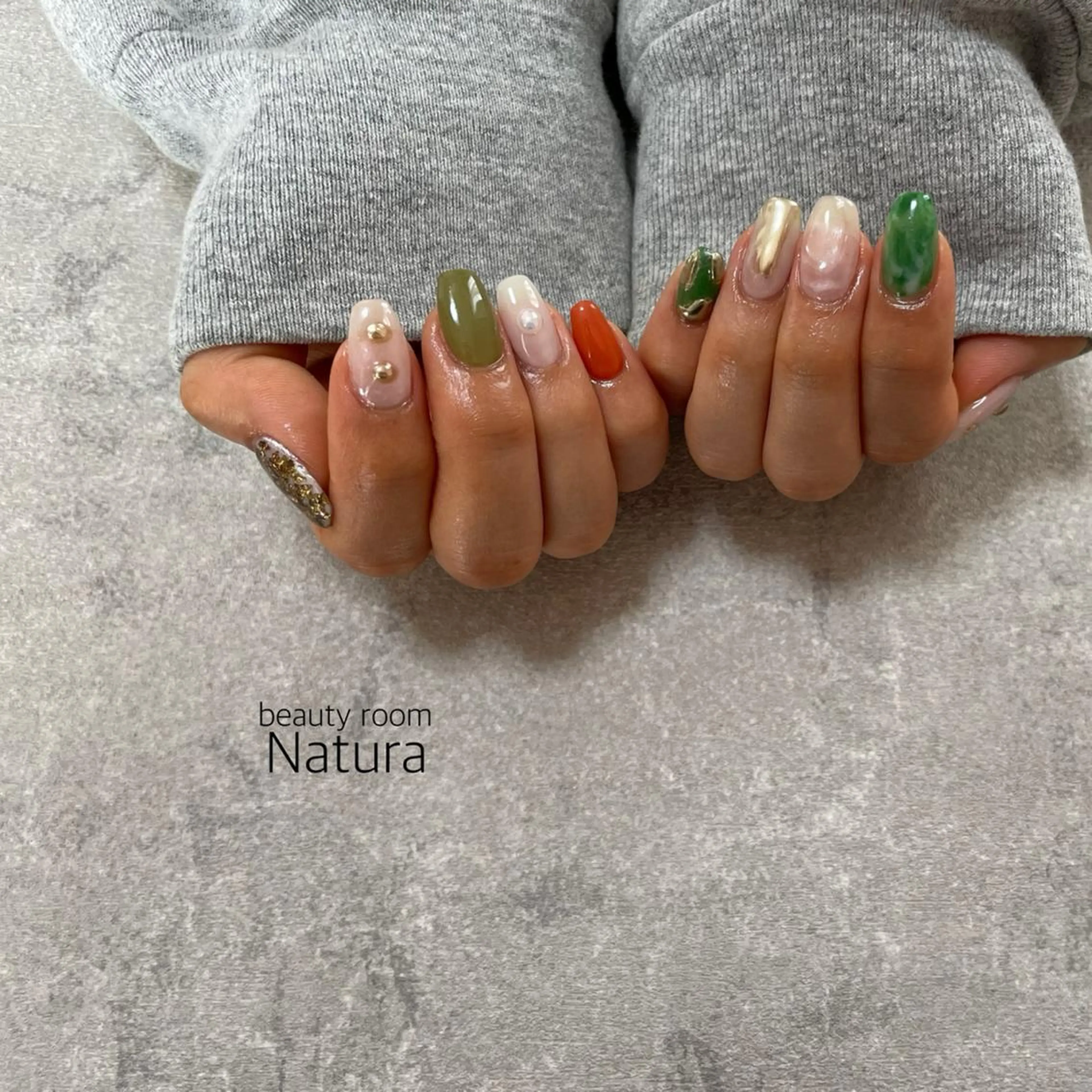 ネイル ハンドネイル beautyroom Naturaのネイルデザイン