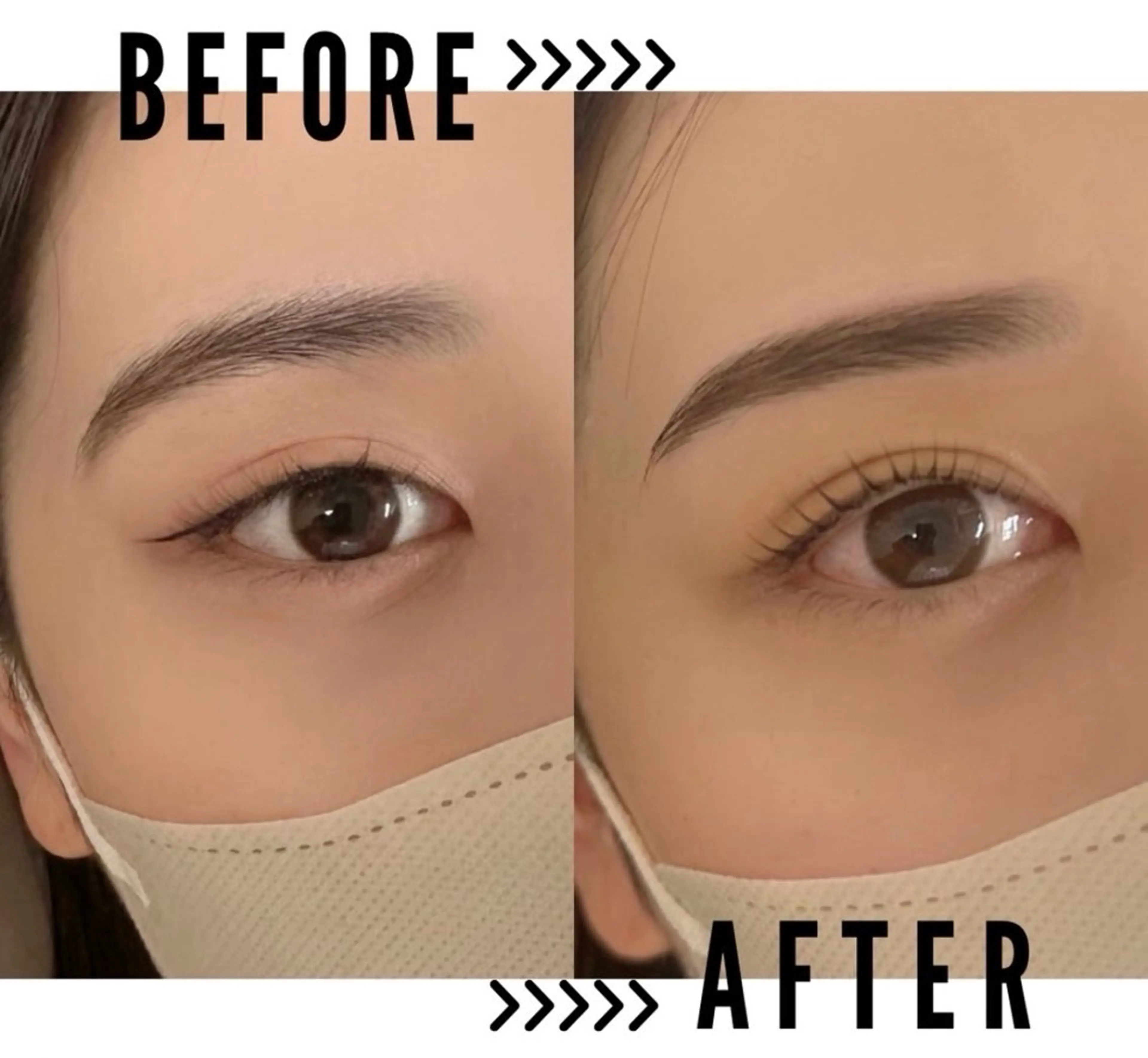 〈人気NO.1〉アイブロウWAX&パリジェンヌラッシュリフト★setメニュー★の写真