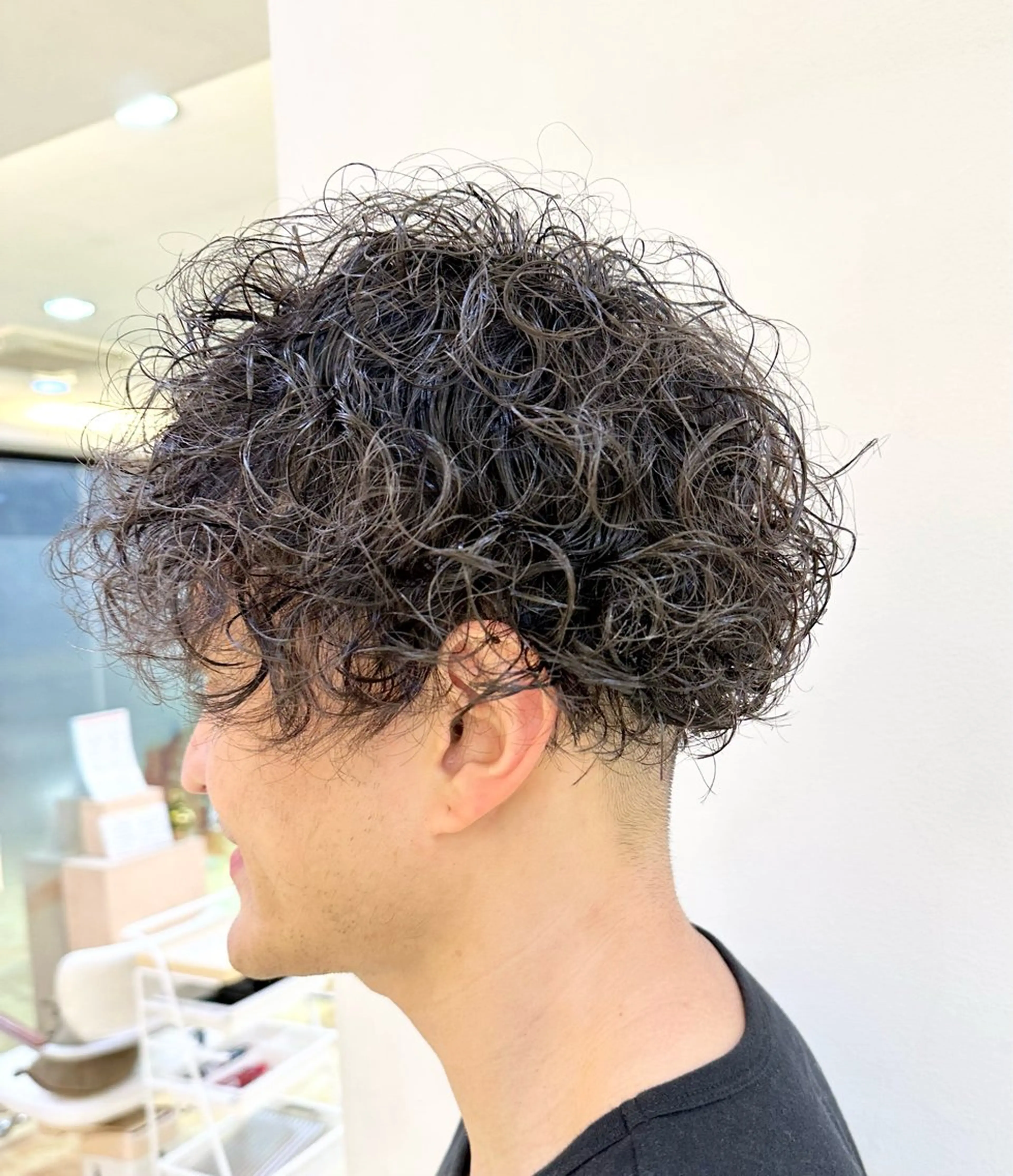 パーマ メンズ メンズパーマ プードルパーマ プードルパーマ メンズパーマ/ メンズカット/片山のヘアスタイル