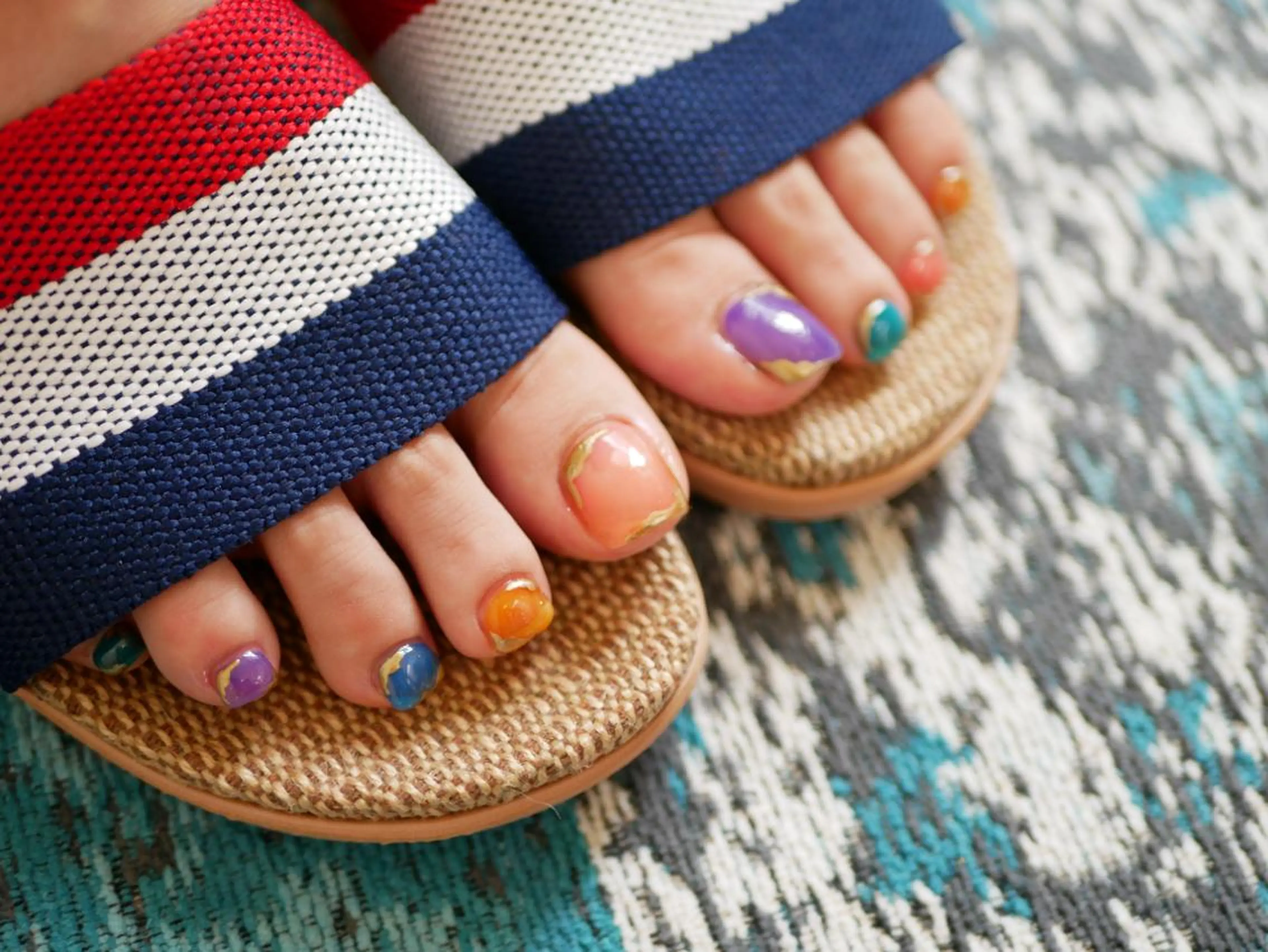 ネイル フットネイル ゴージャス Nail salon Rilaのネイルデザイン