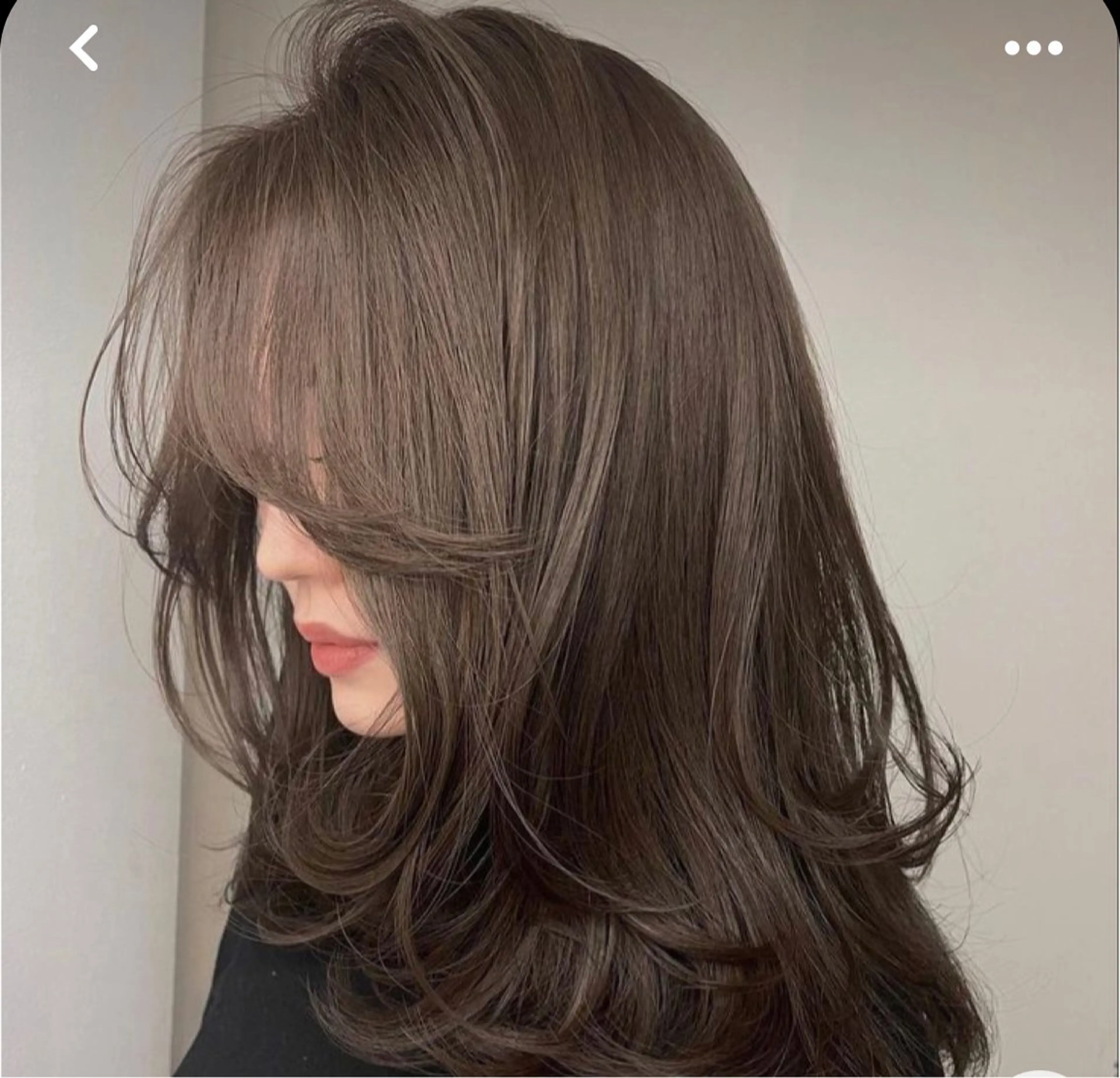 ミディアム カット ショート/ボブ/透明 感カラー/高橋あみのヘアスタイル