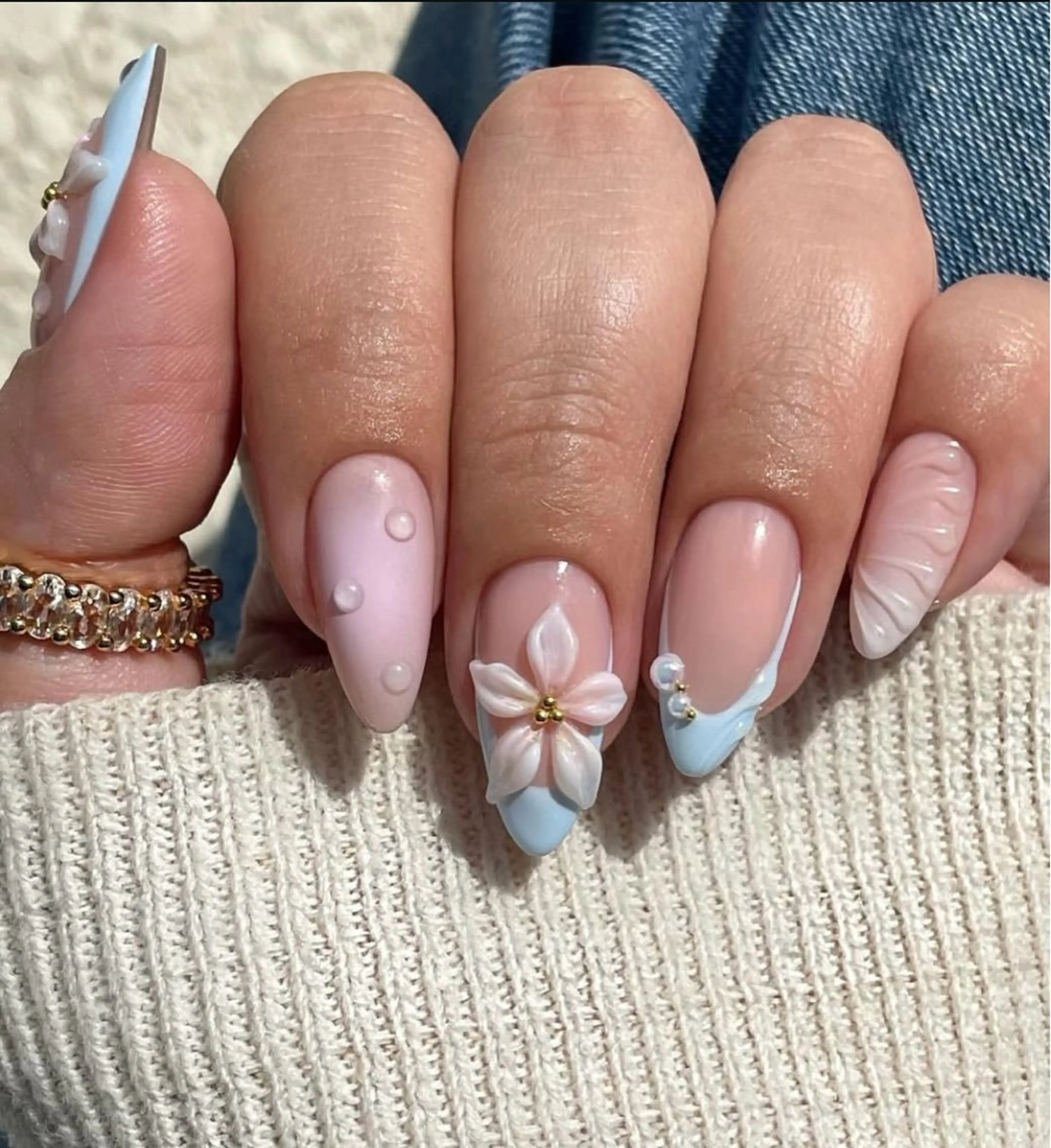 ネイル 長さ出し 持ち込み ネイルチップ ハンドネイル JISOO ANA.CHUOのネイルデザイン