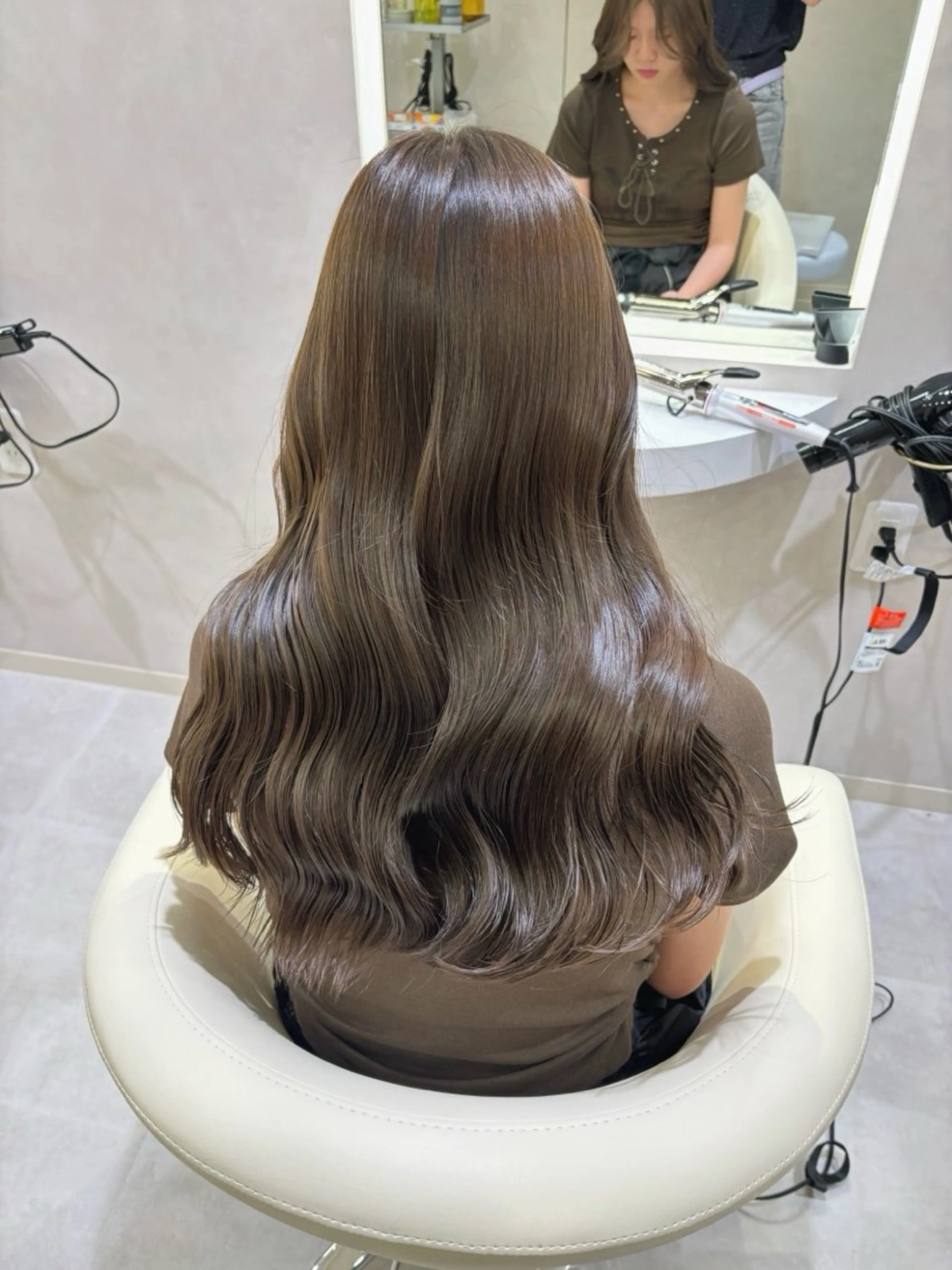 ロング カラー ヘアアレンジ ヘアカラー トリートメント 艶髪/髪質改善/ 松村きさらのヘアスタイル