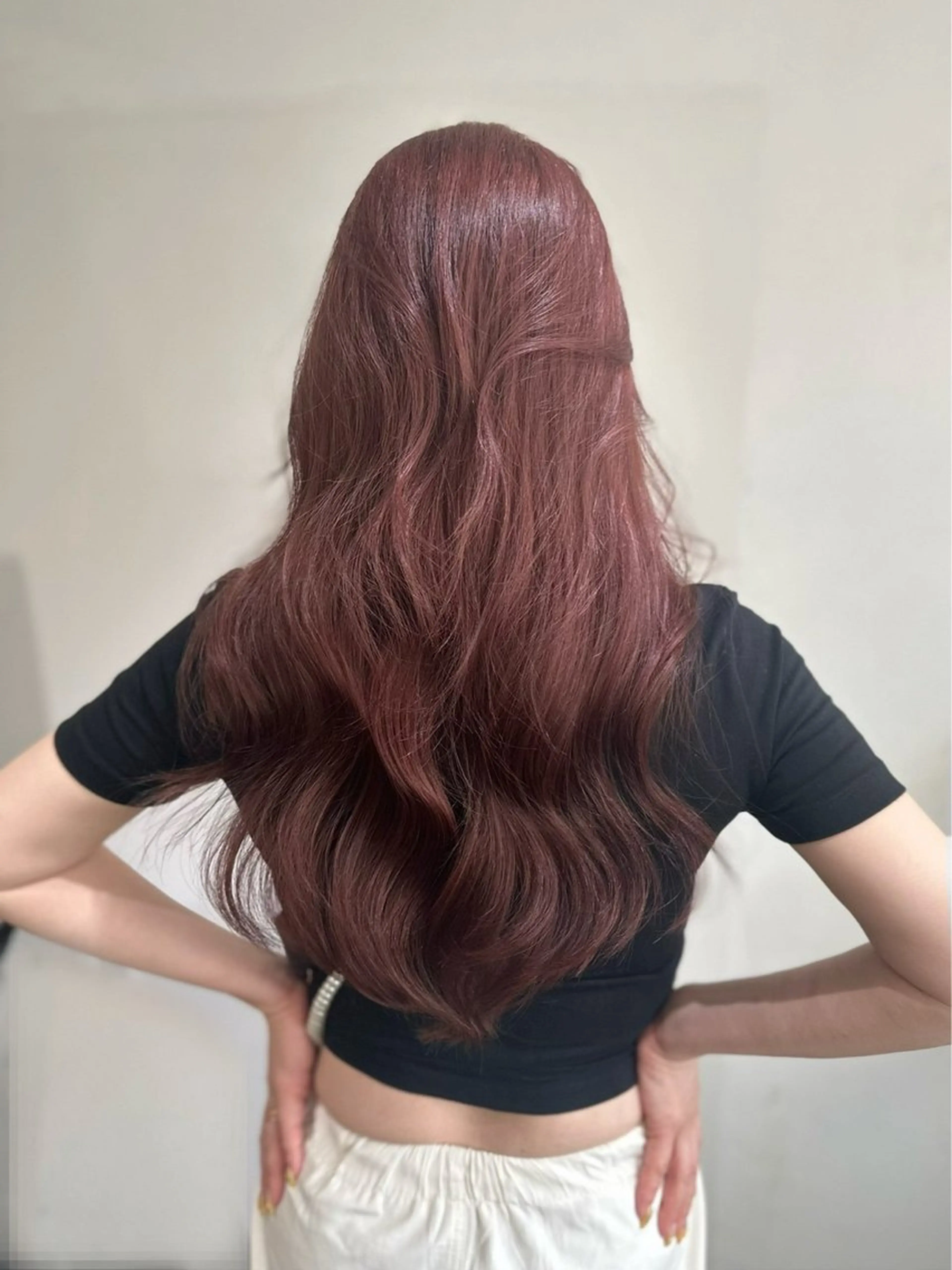 ロング カラー カット ヘアカラー 🫧ナオ🫧 /韓国 ヘア/ マンツーマンのヘアスタイル