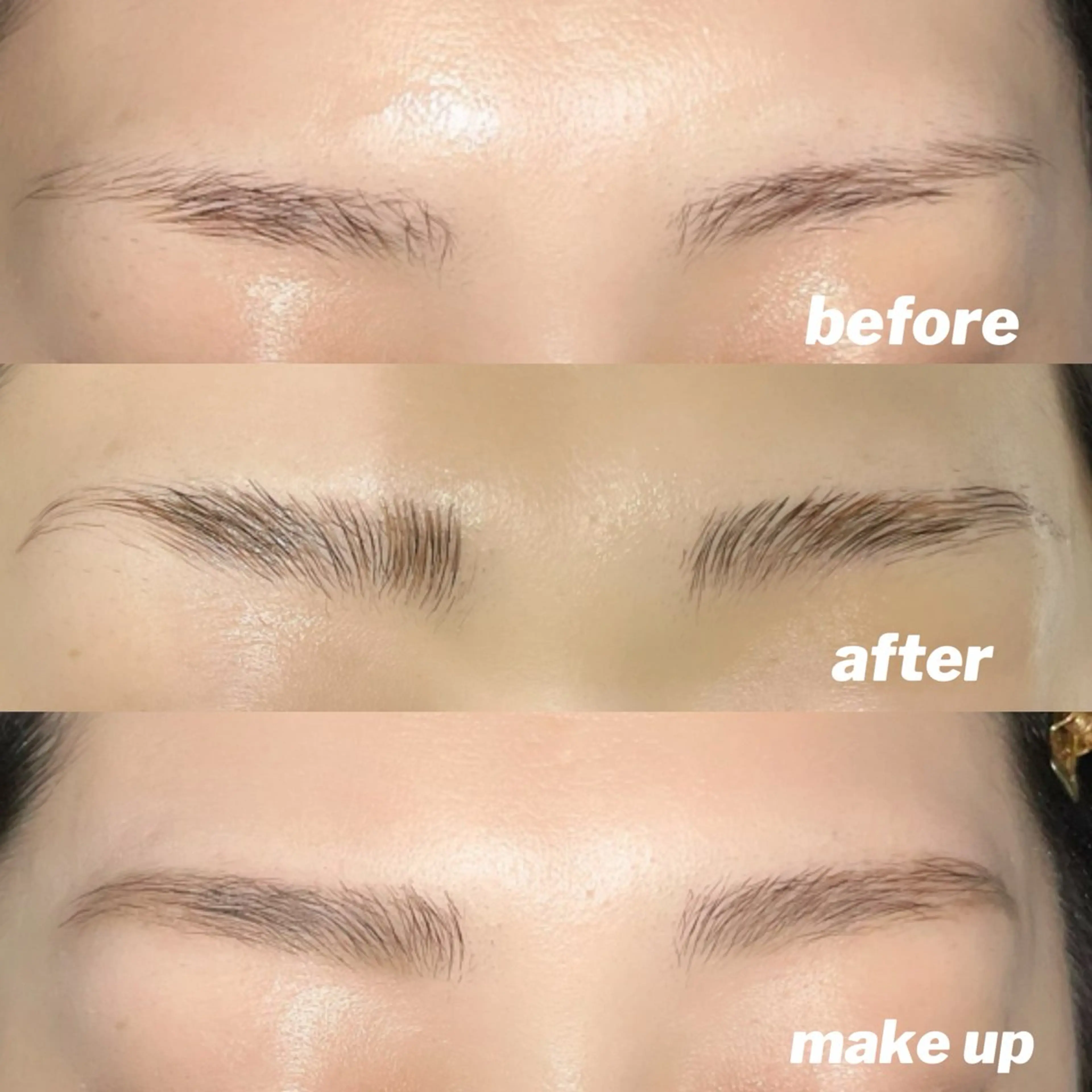 【HBL】ハリウッドブロウリフト🦋眉WAX＋メイク仕上げ✨の写真