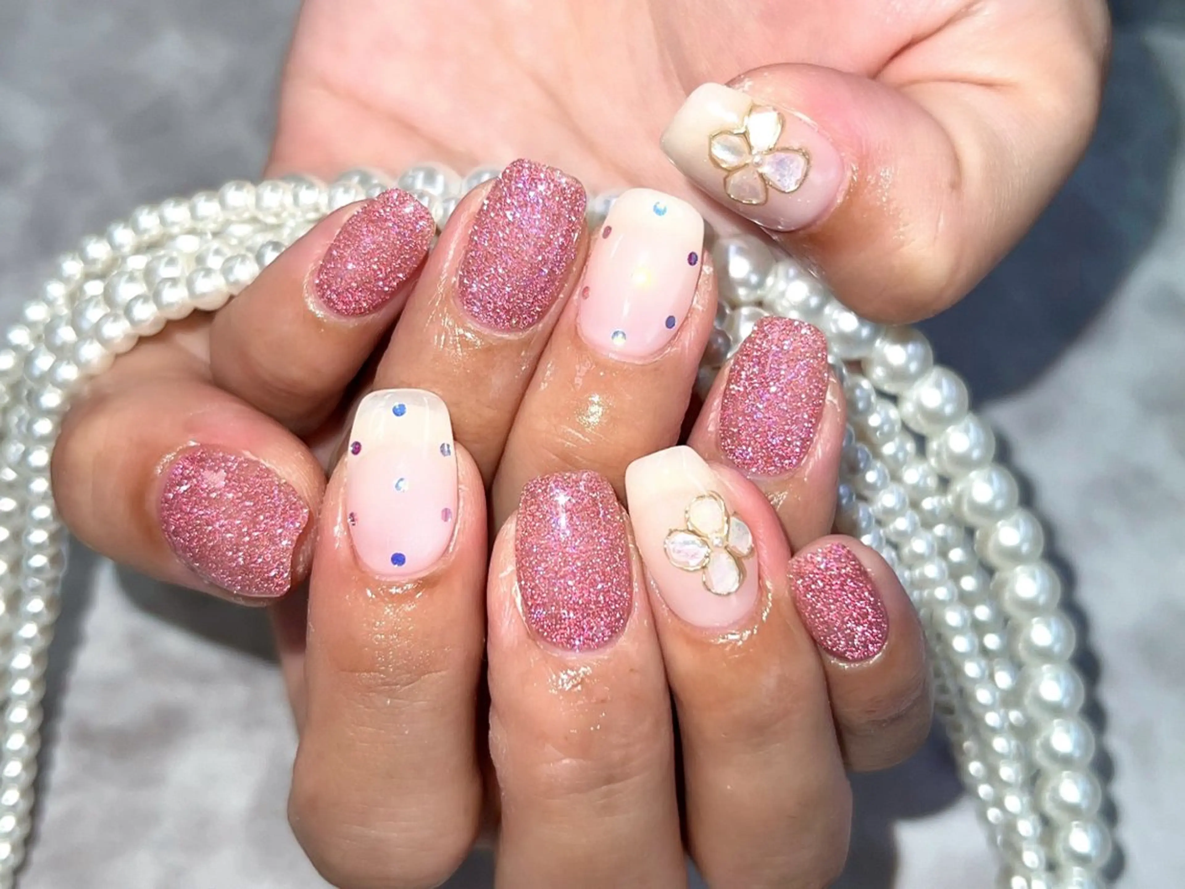 ネイル フラッシュネイル ハンドネイル Nail Salon Lianのネイルデザイン