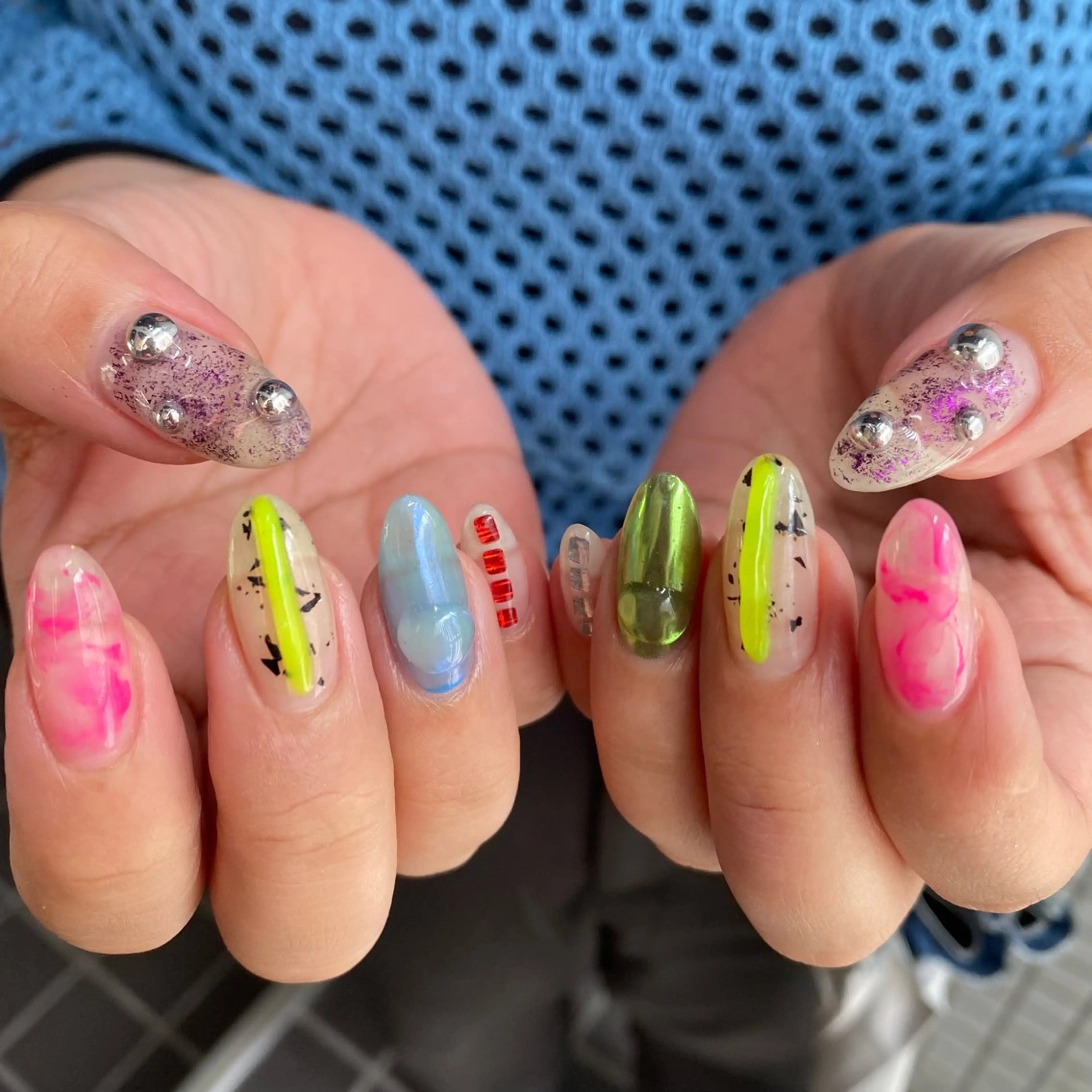 ネイル nano/きもかわ nail🐬🫧のネイルデザイン