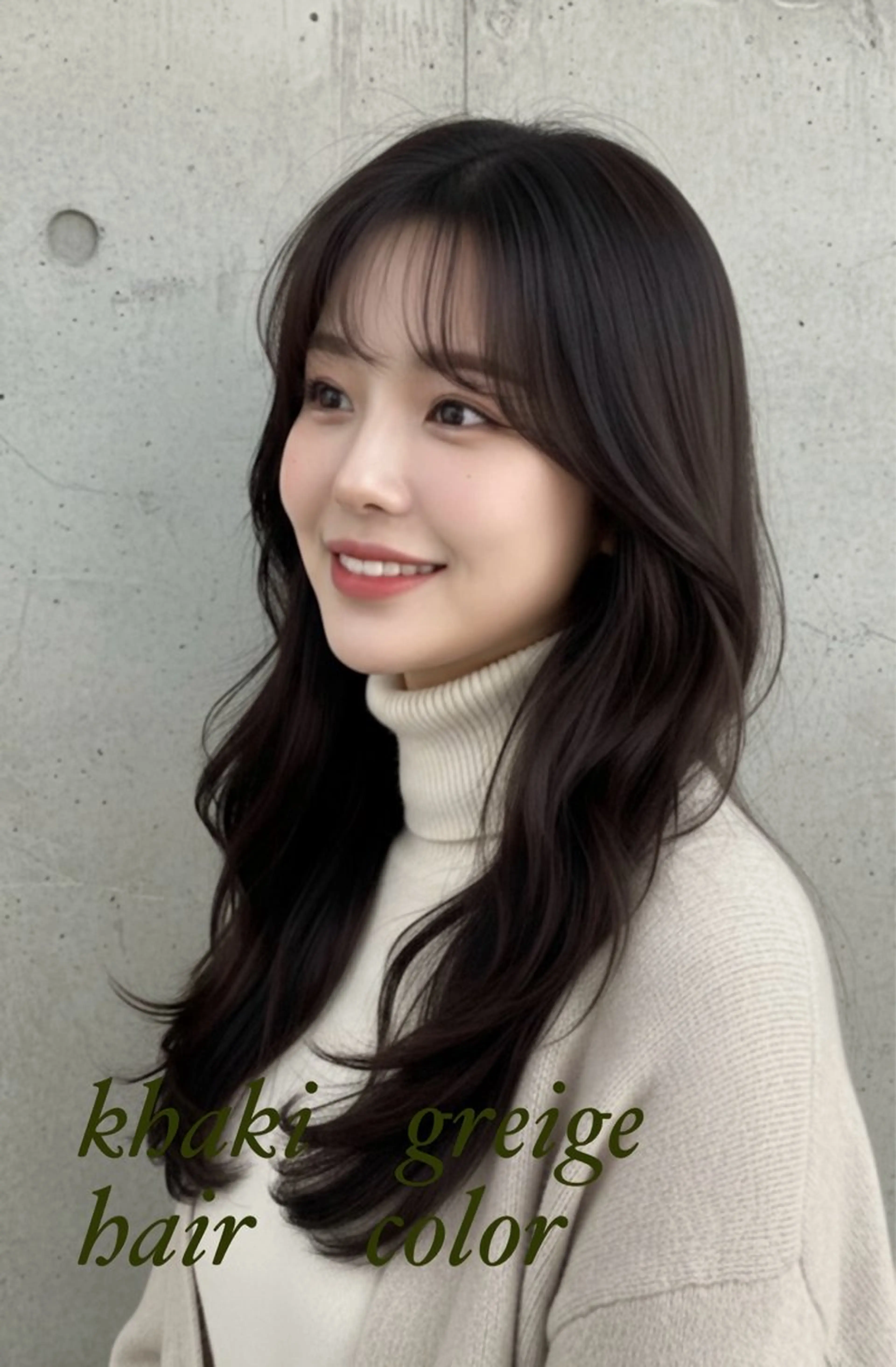 ロング カラー カット ヘアカラー トリートメント M.SLASH 辻 孝志のヘアスタイル