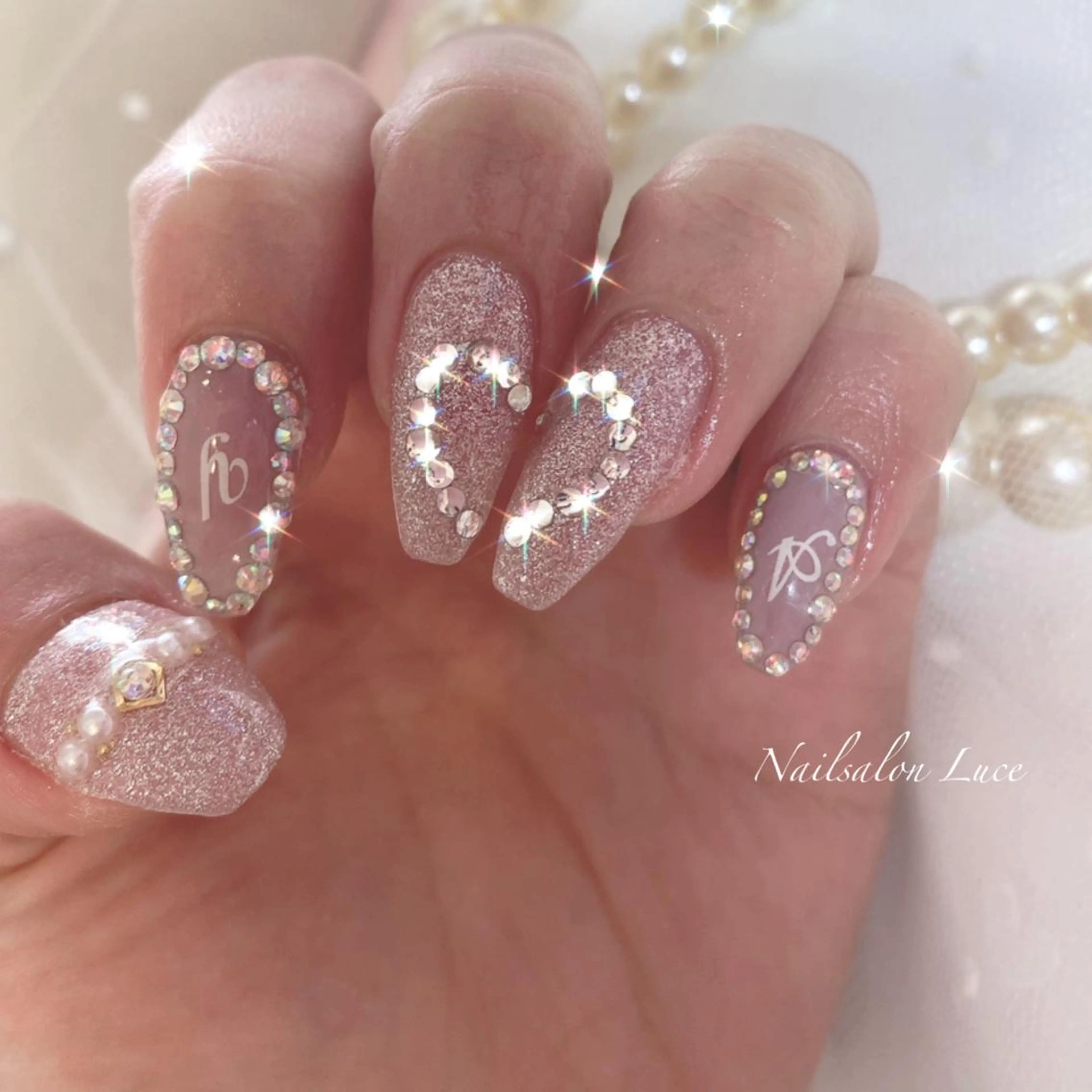 ネイル ジェルネイル ハート ワンカラーネイル バレンタイン ネイル& 脱毛サロン　Lのマツエク・マツパデザイン