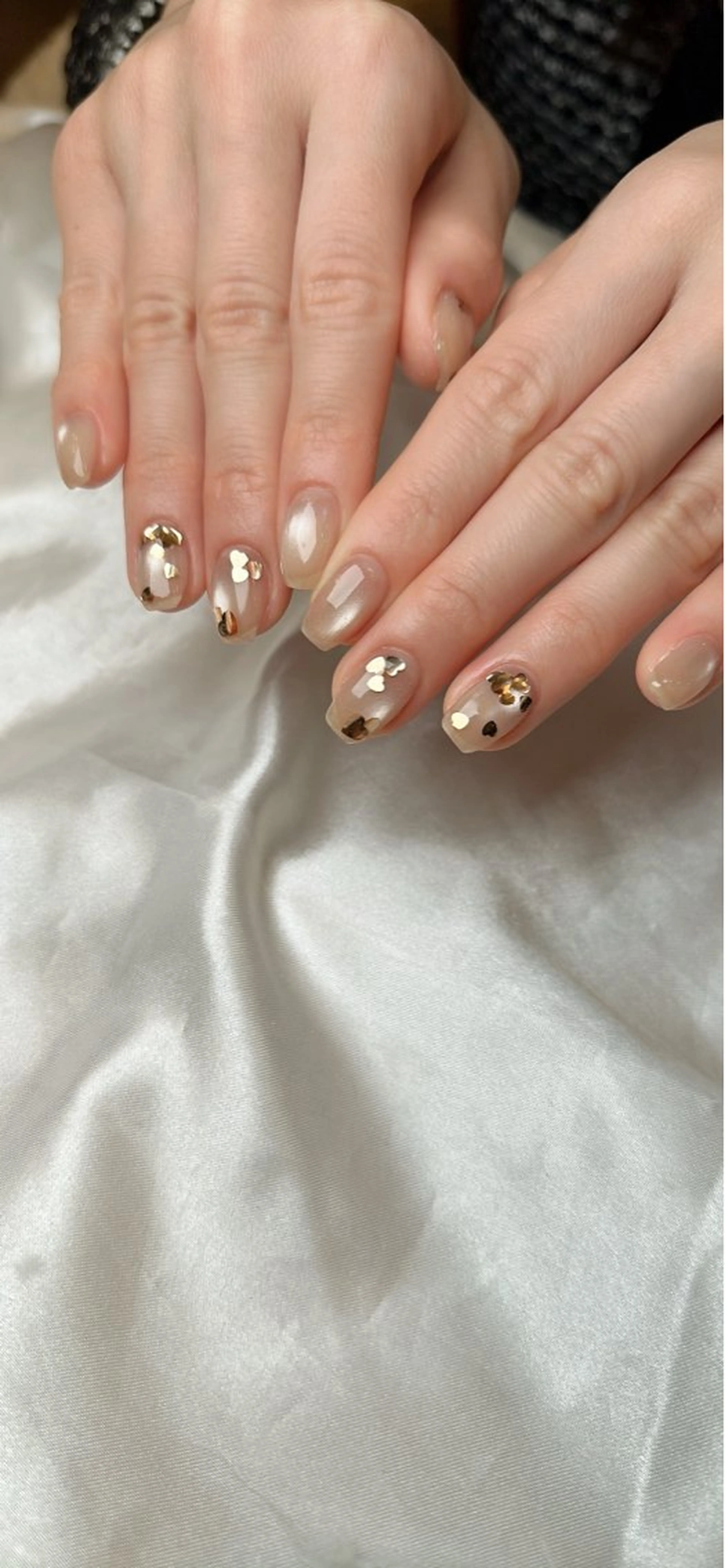 ネイル ハート ハンドネイル Yukino .のネイルデザイン